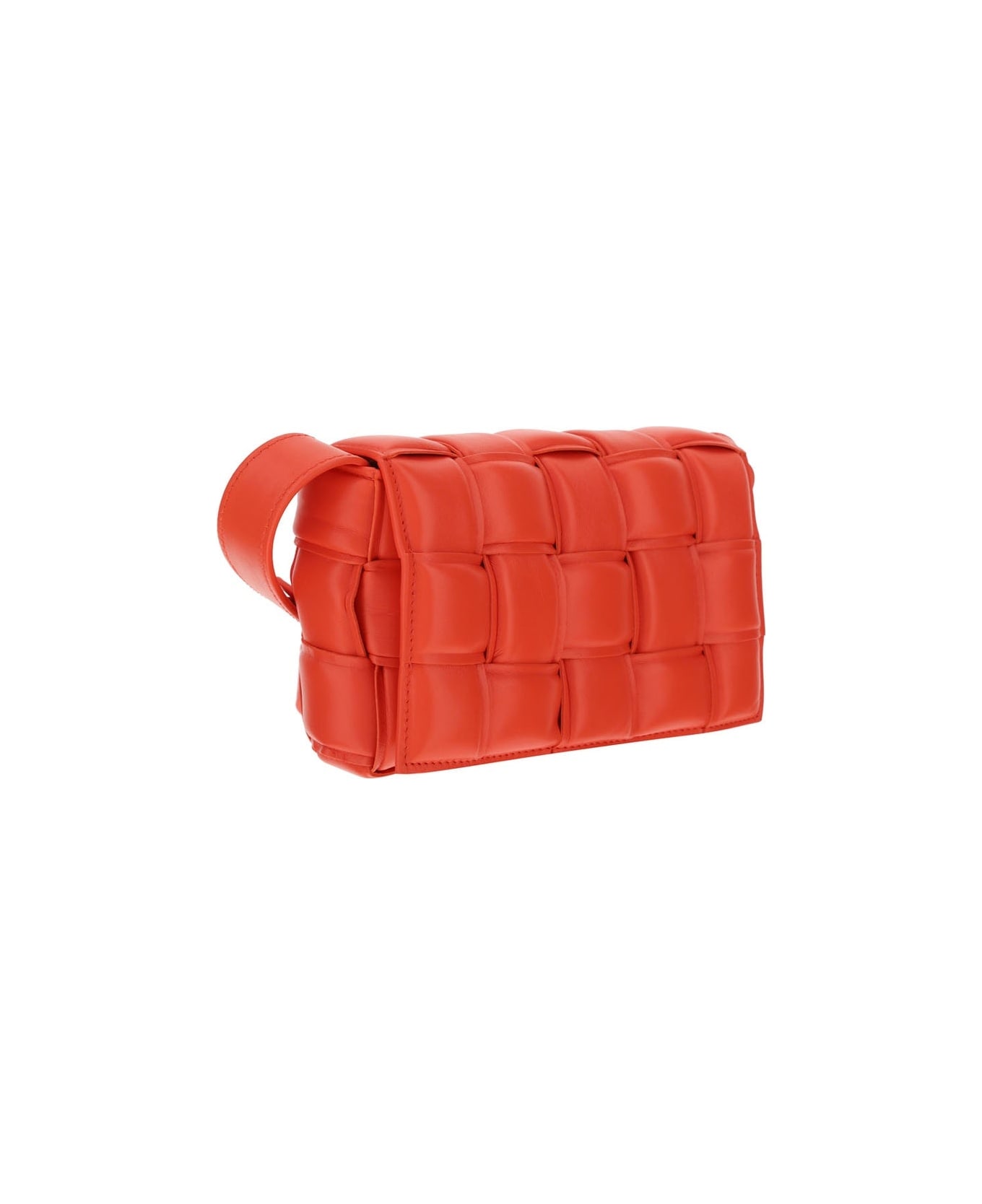 Bottega Veneta Intreccio Shoulder Bag - Red クラッチバッグ