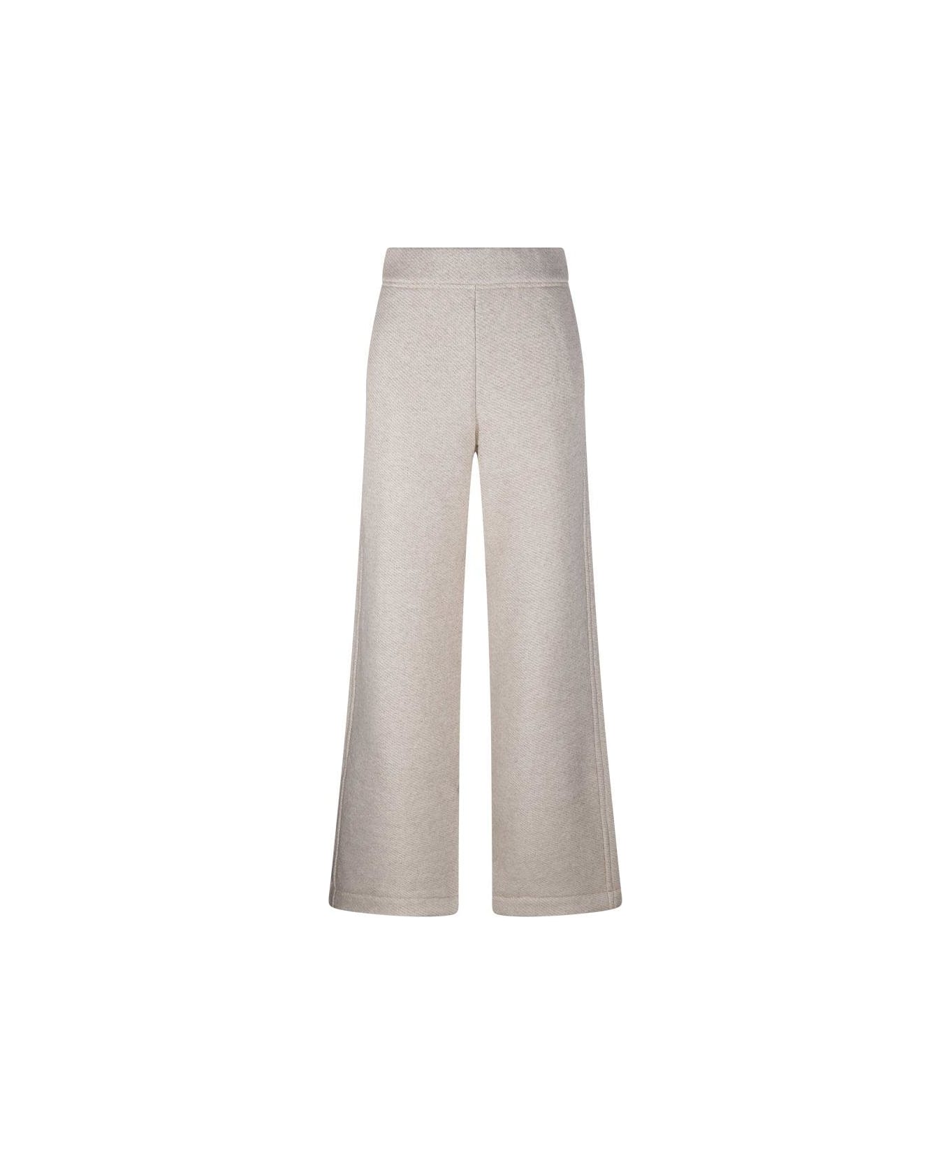 Max Mara Tay Wide Leg Jogging Trousers - ALBINO