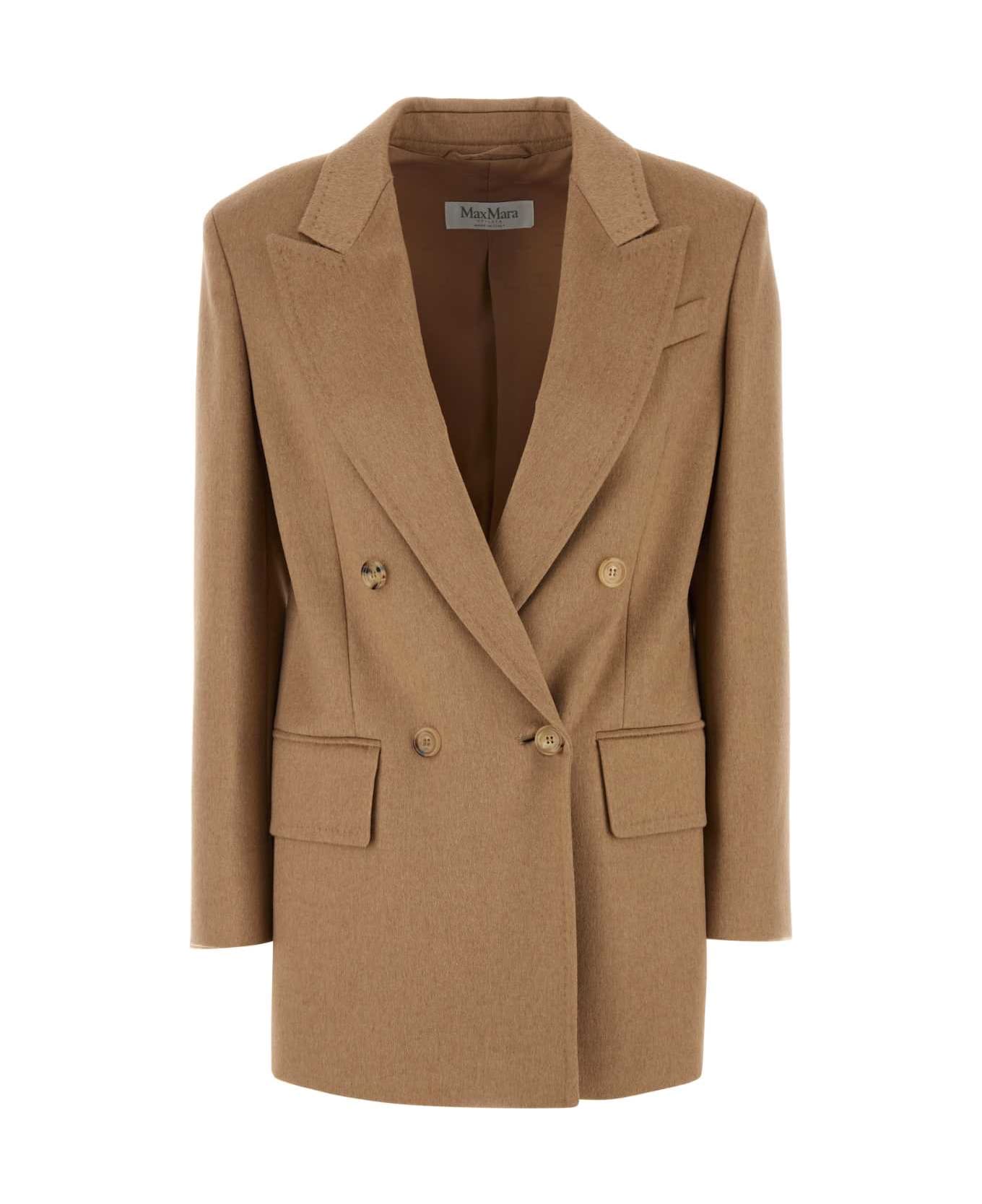 Max Mara Camel Camel Falster Blazer - Brown