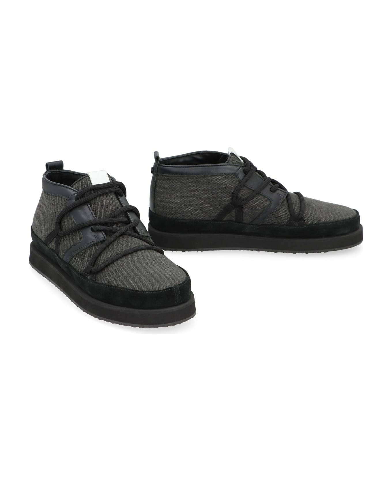 Volta Canvas Mid-top Sneakers - grey