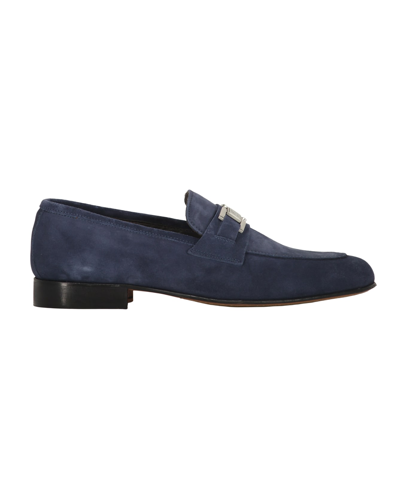 Bruno Magli Calfskin Loafers - blue