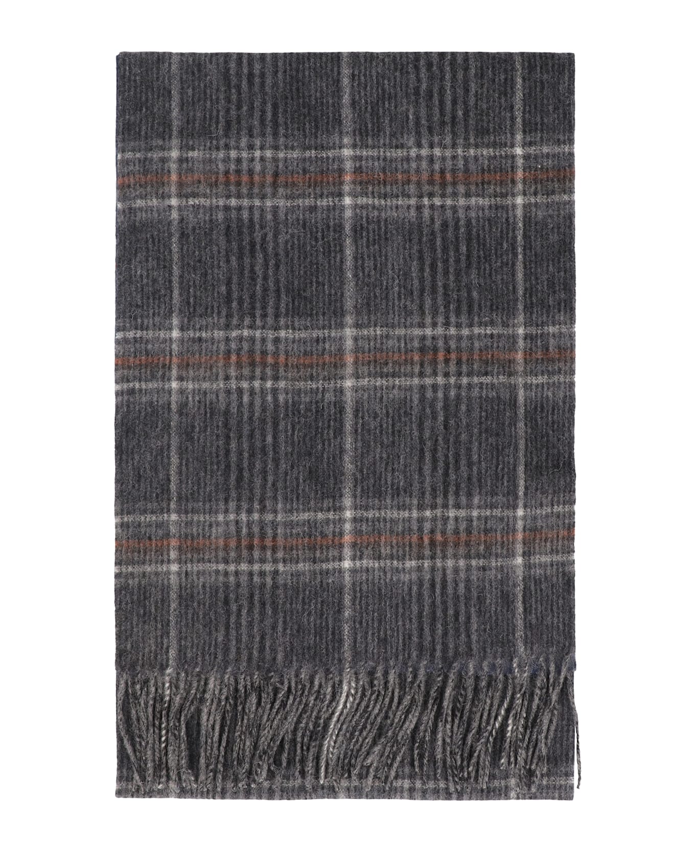 Barbour Marsden Wool Scarf - Grey/navy