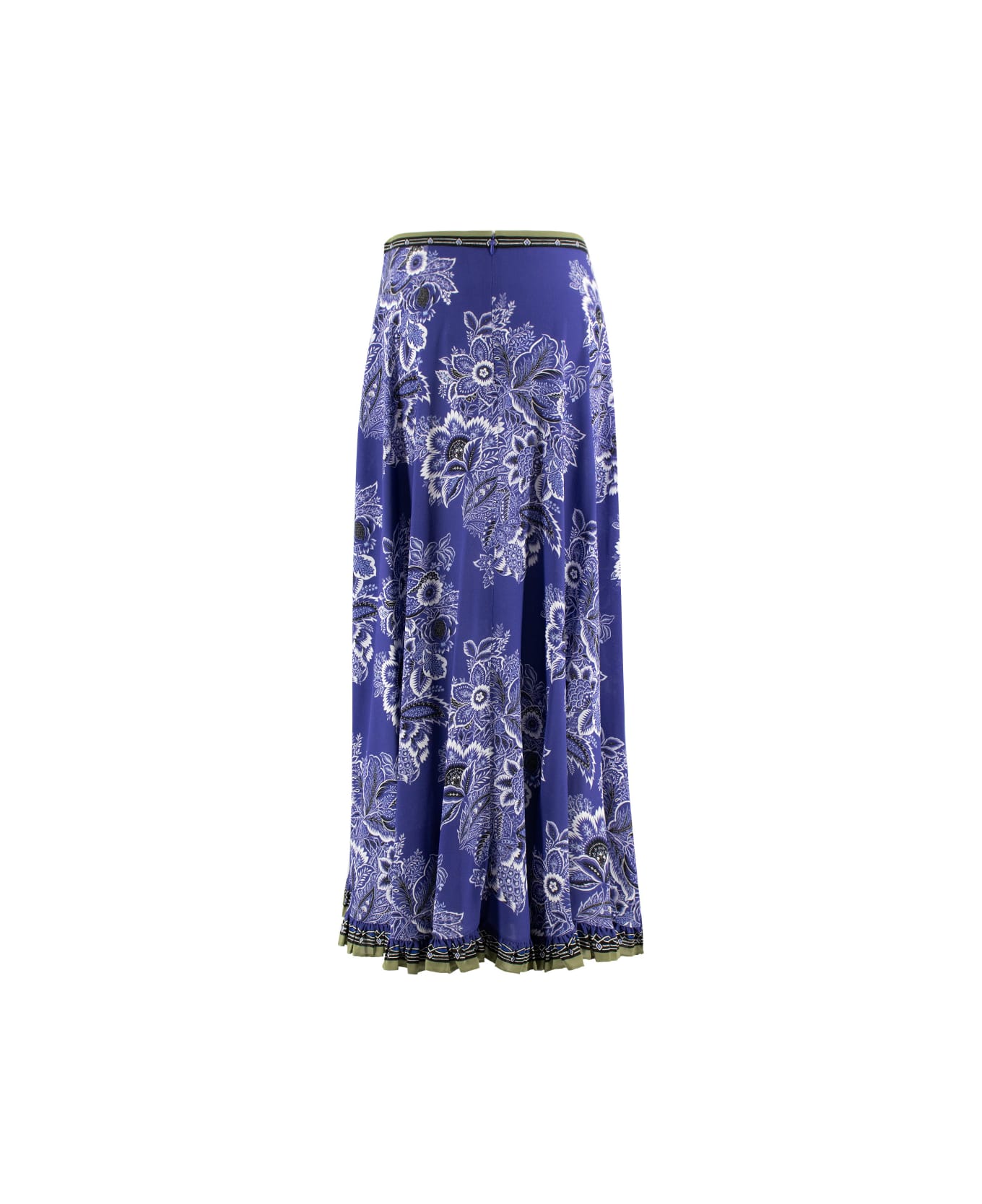 Etro Skirt - PRINT ON BLUE BASE
