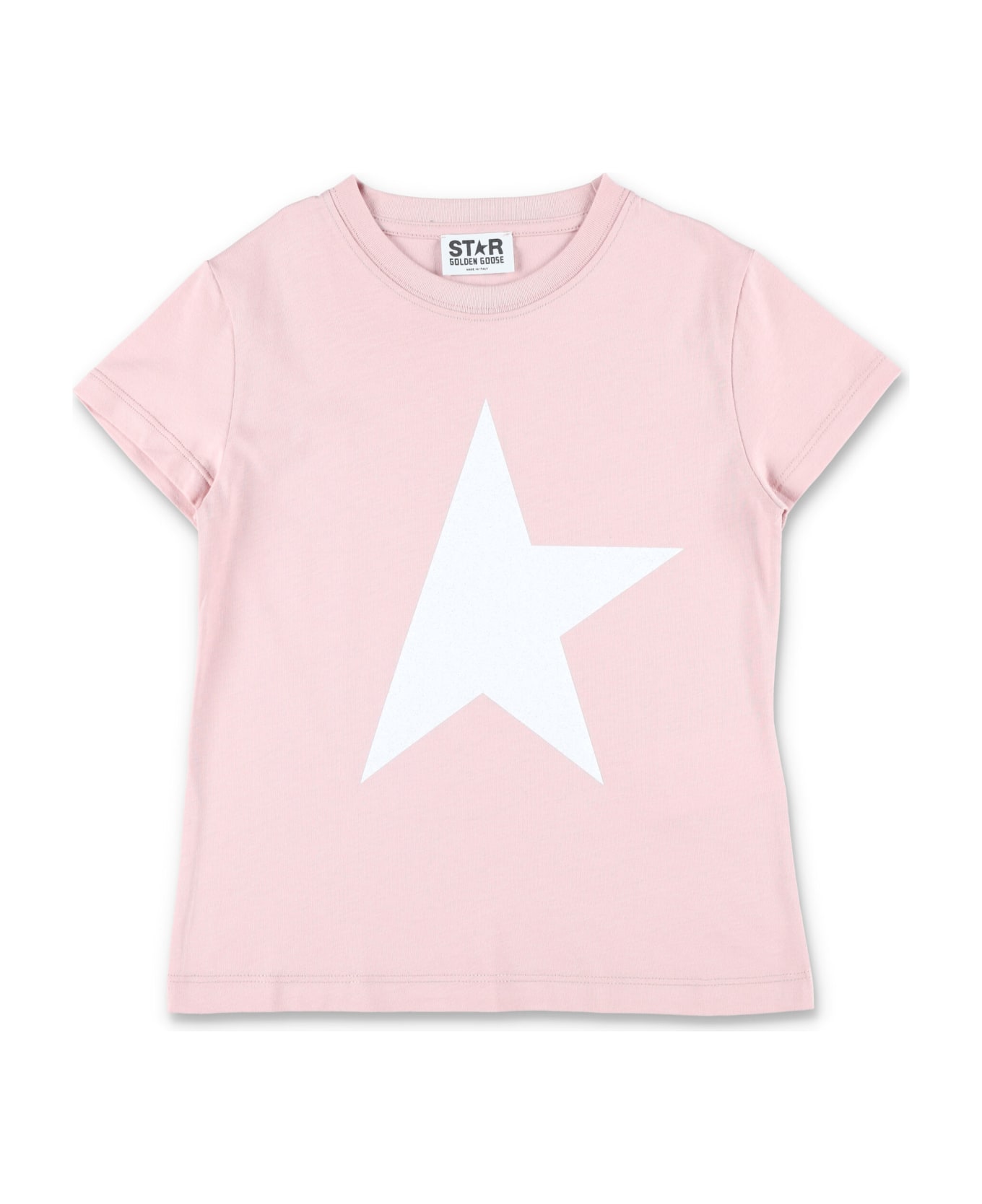 Golden Goose Glitter Star T-shirt - PINK/WHITE