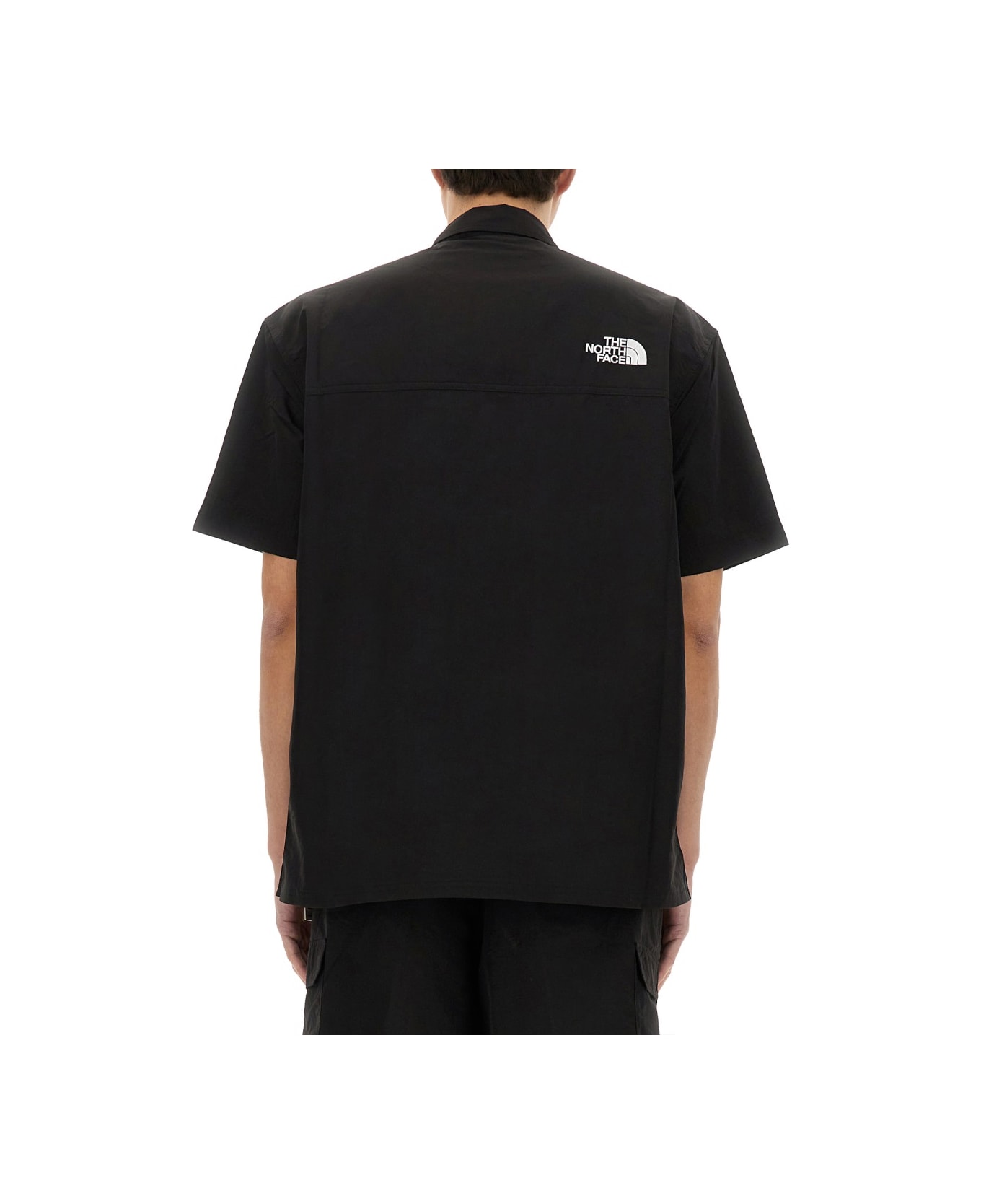The North Face Logo Print Shirt - BLACK