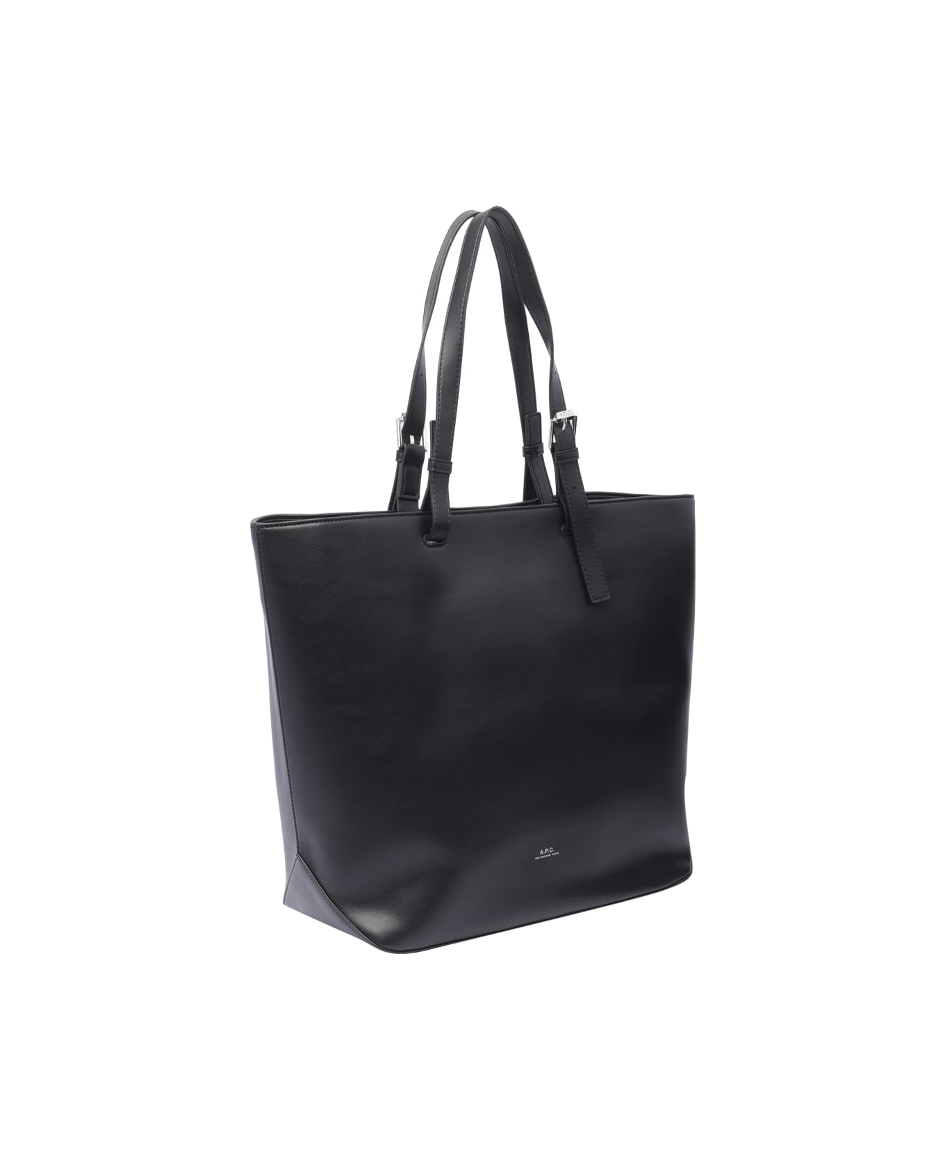 A.P.C. Leather Shoulder Bag - Black