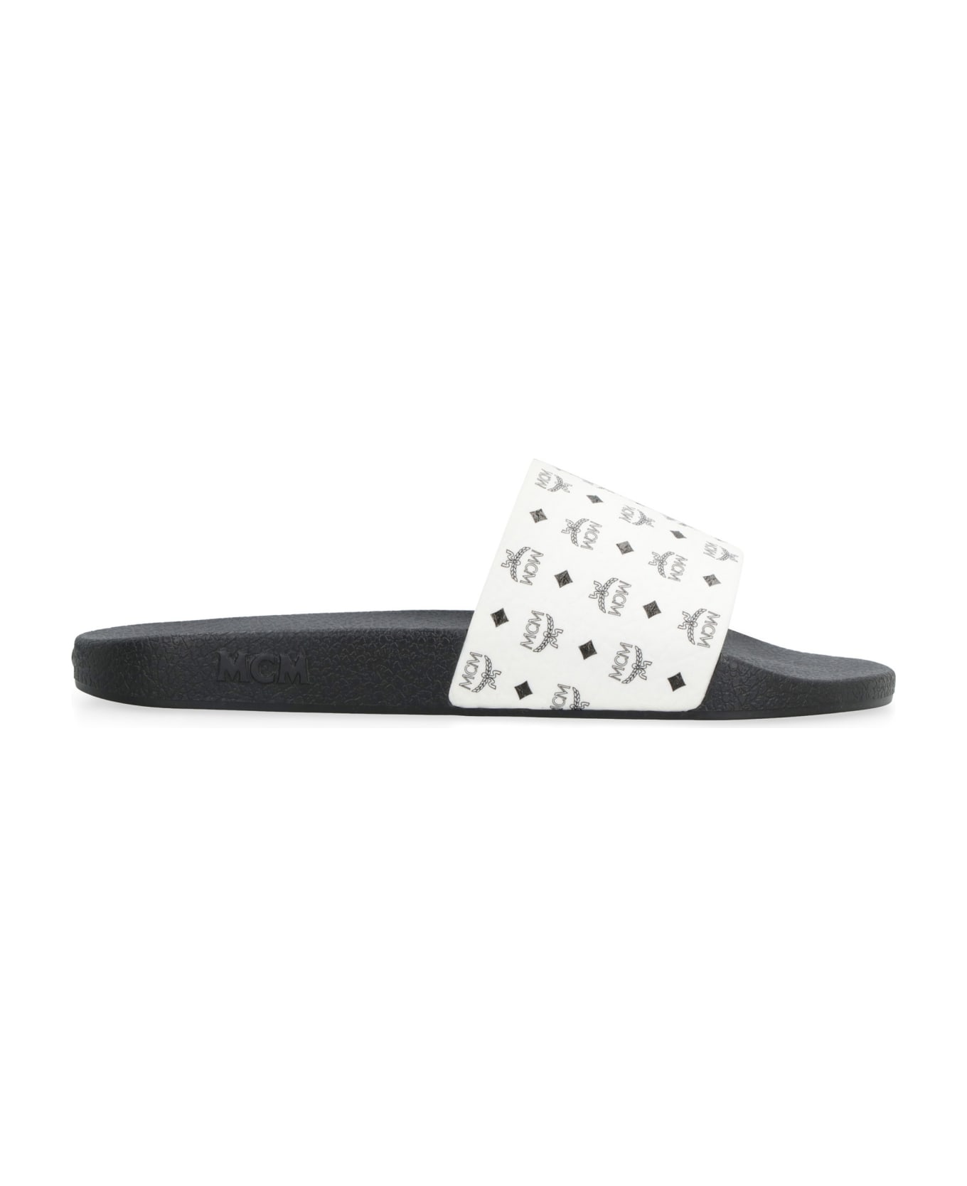 MCM Rubber Slides - black