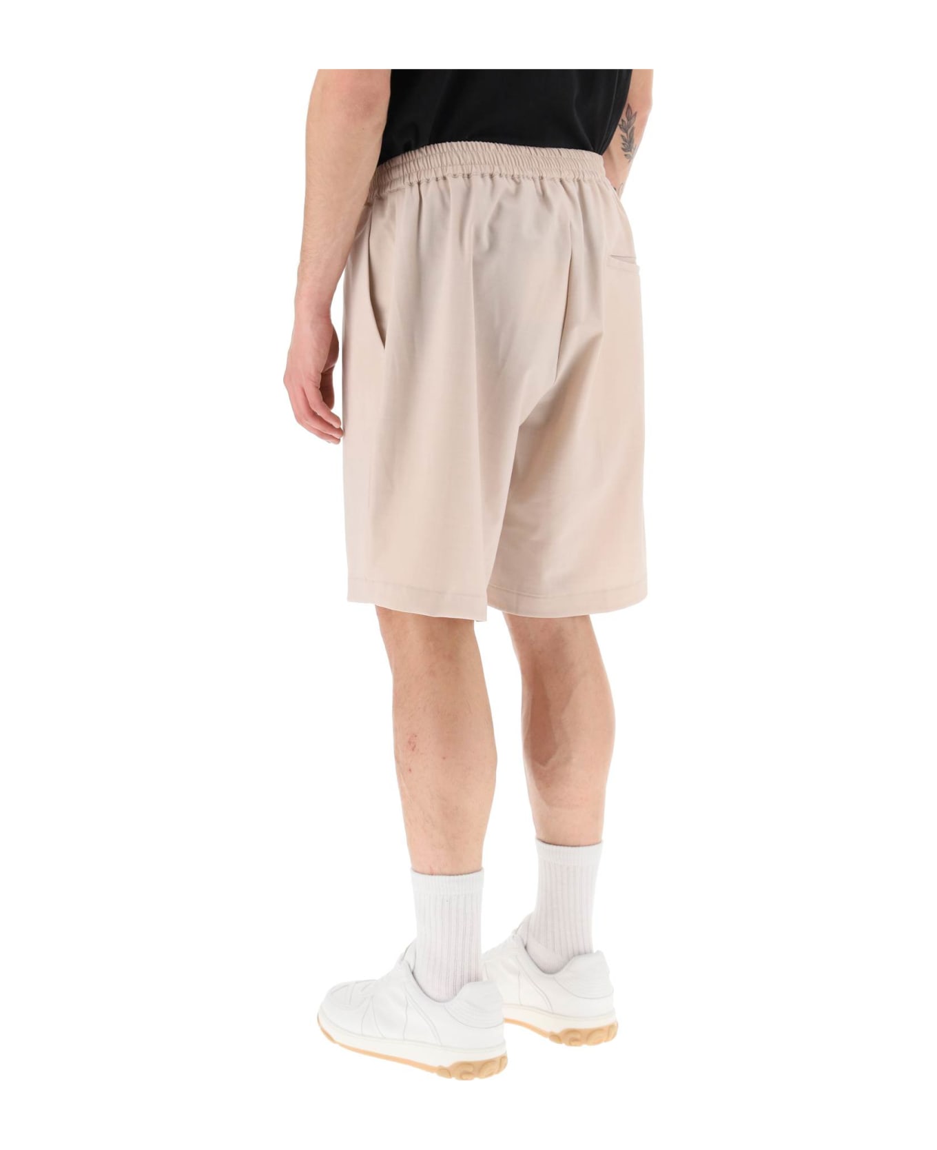 Bonsai Stretch Wool Shorts - SAND (Beige)