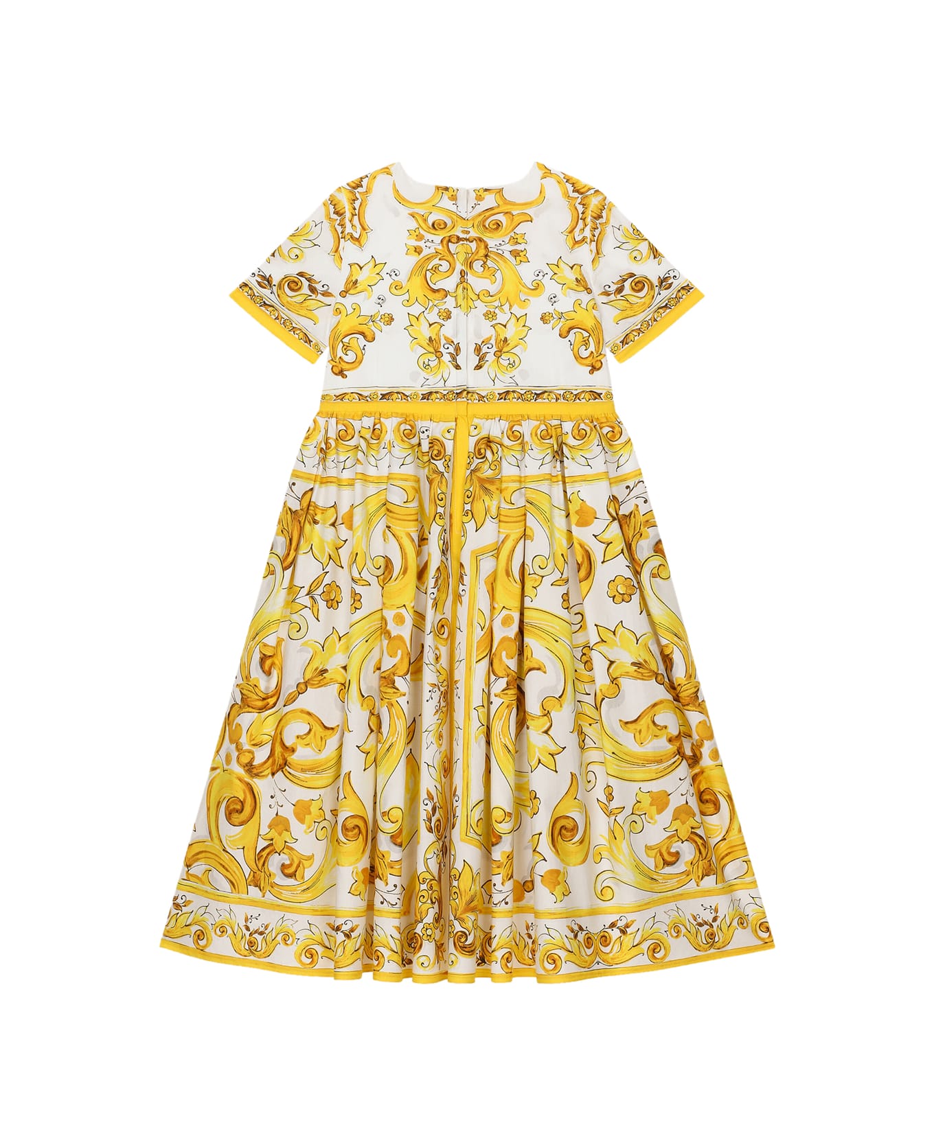 Dolce & Gabbana Poplin Dress - Yellow