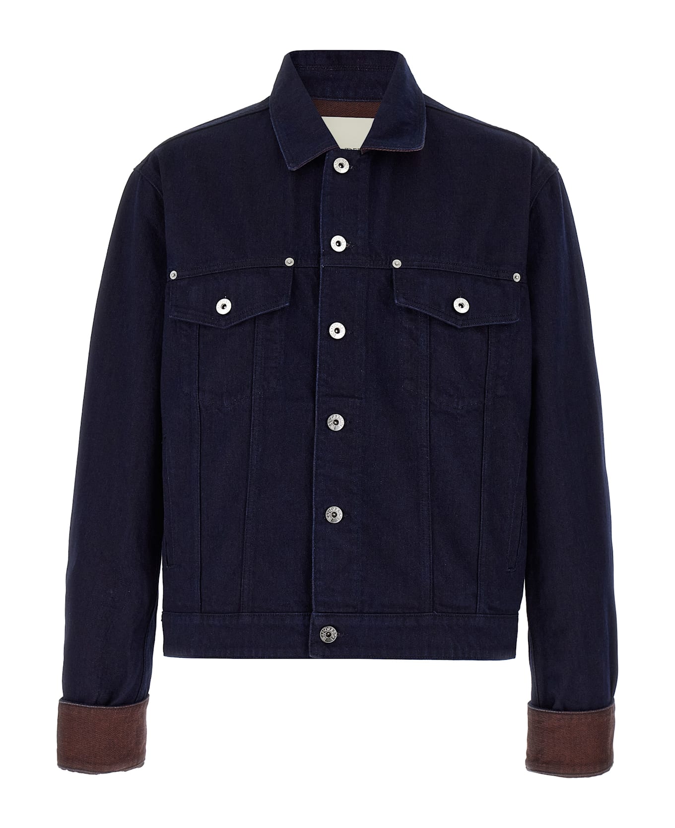 J.W. Anderson 
turn Up Cuff
 Jacket - BLUE