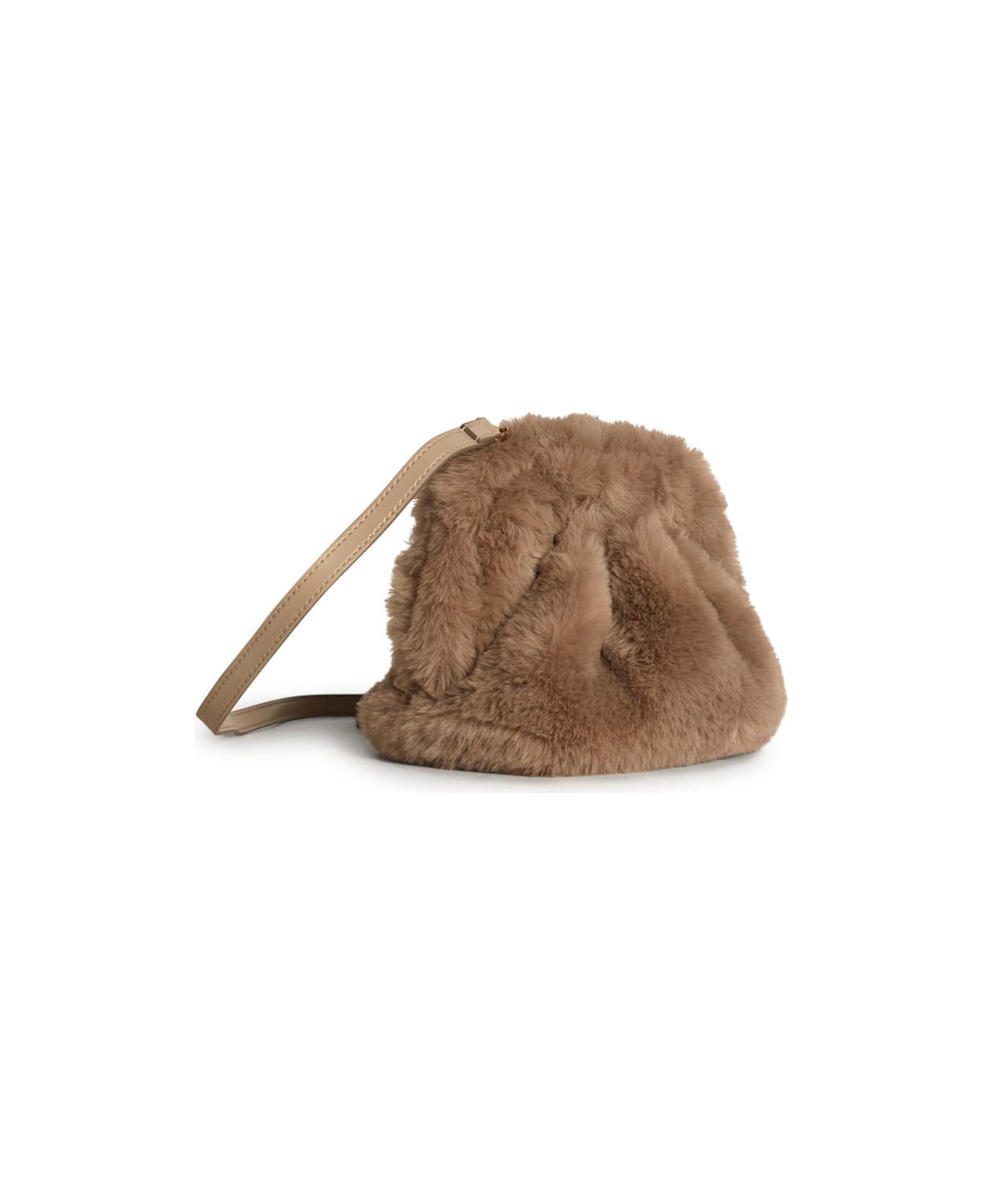 THEMOIRè 'gea Teddy' Beige Sorona Bag - Beige