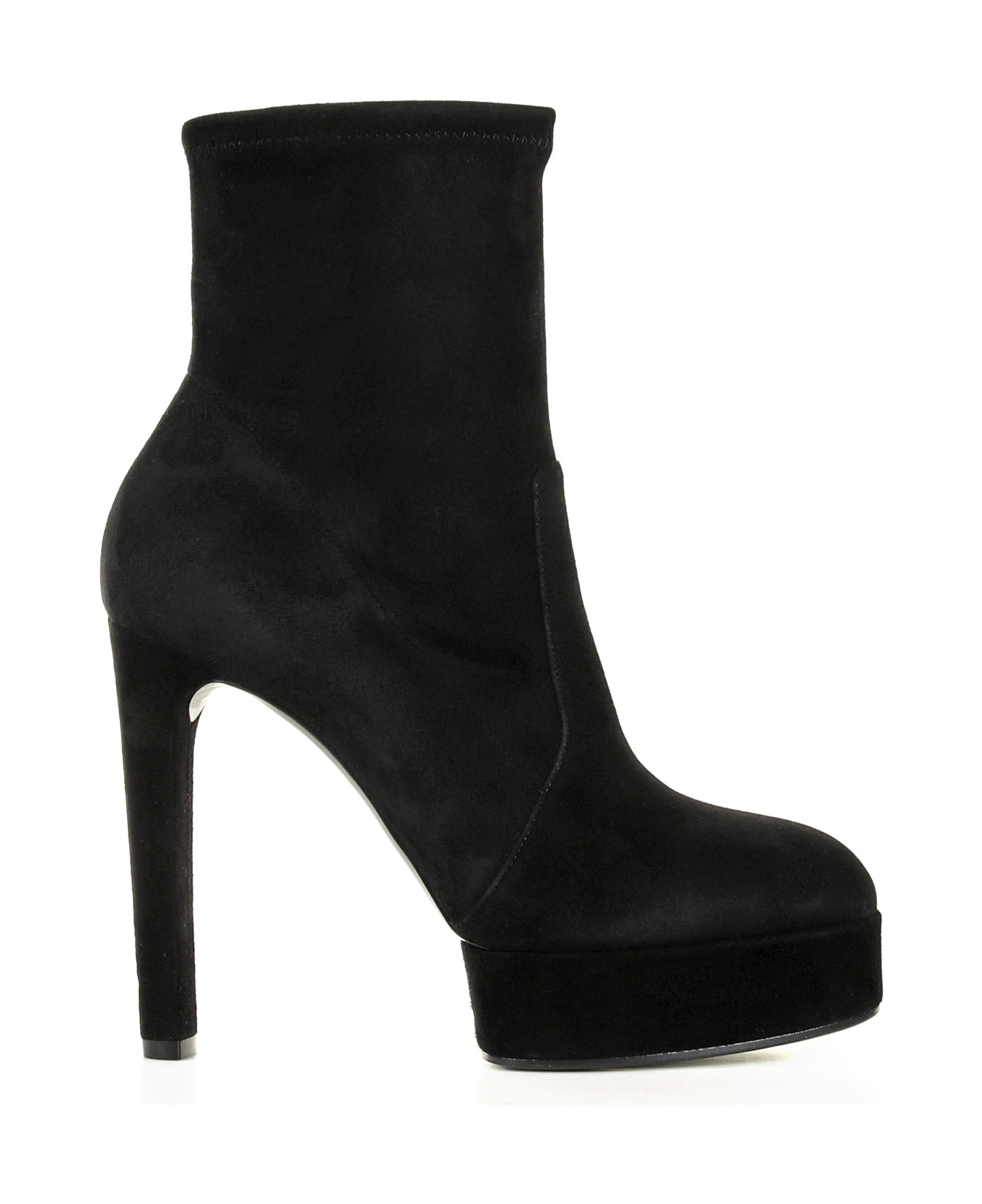 Casadei Suede Ankle Boot - NERO