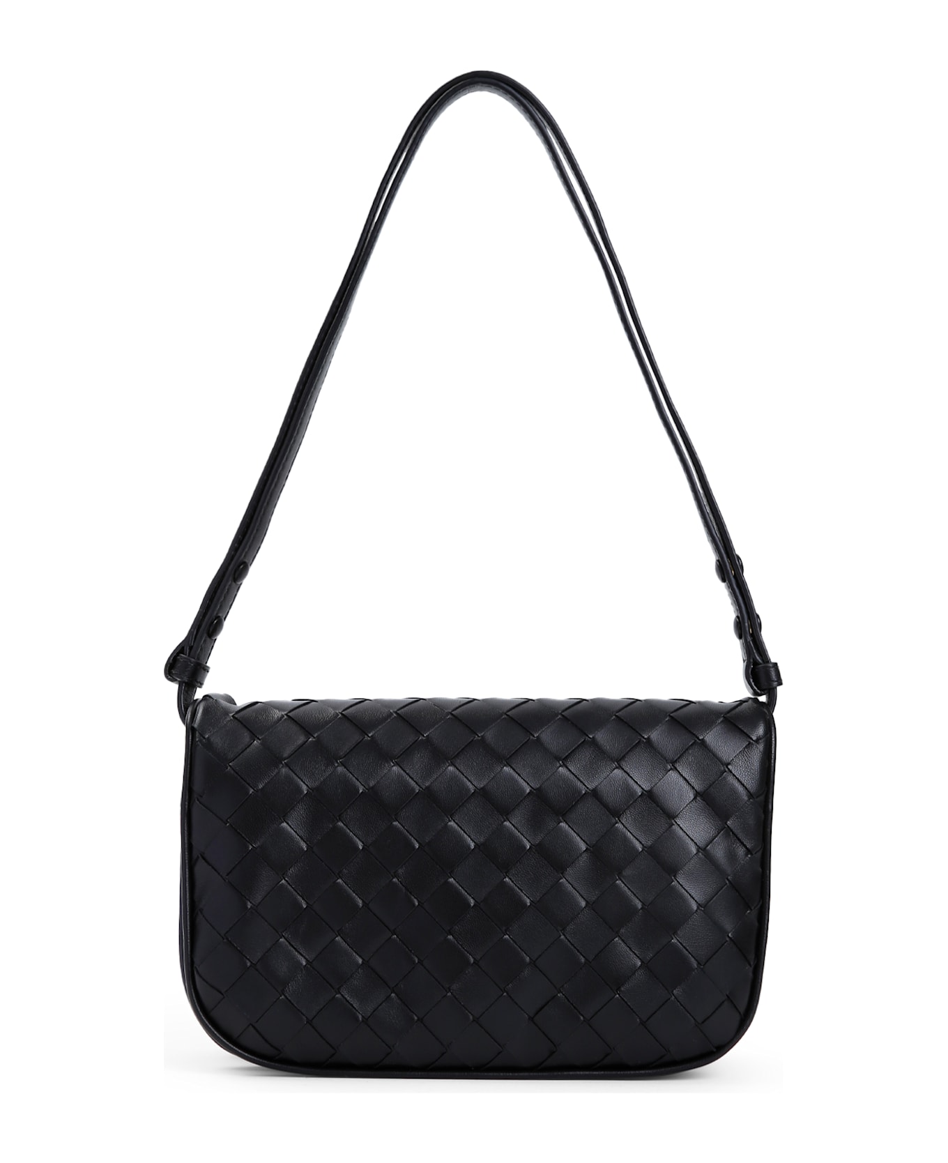 Bottega Veneta Intrecciato Puff Pouch - Black Space