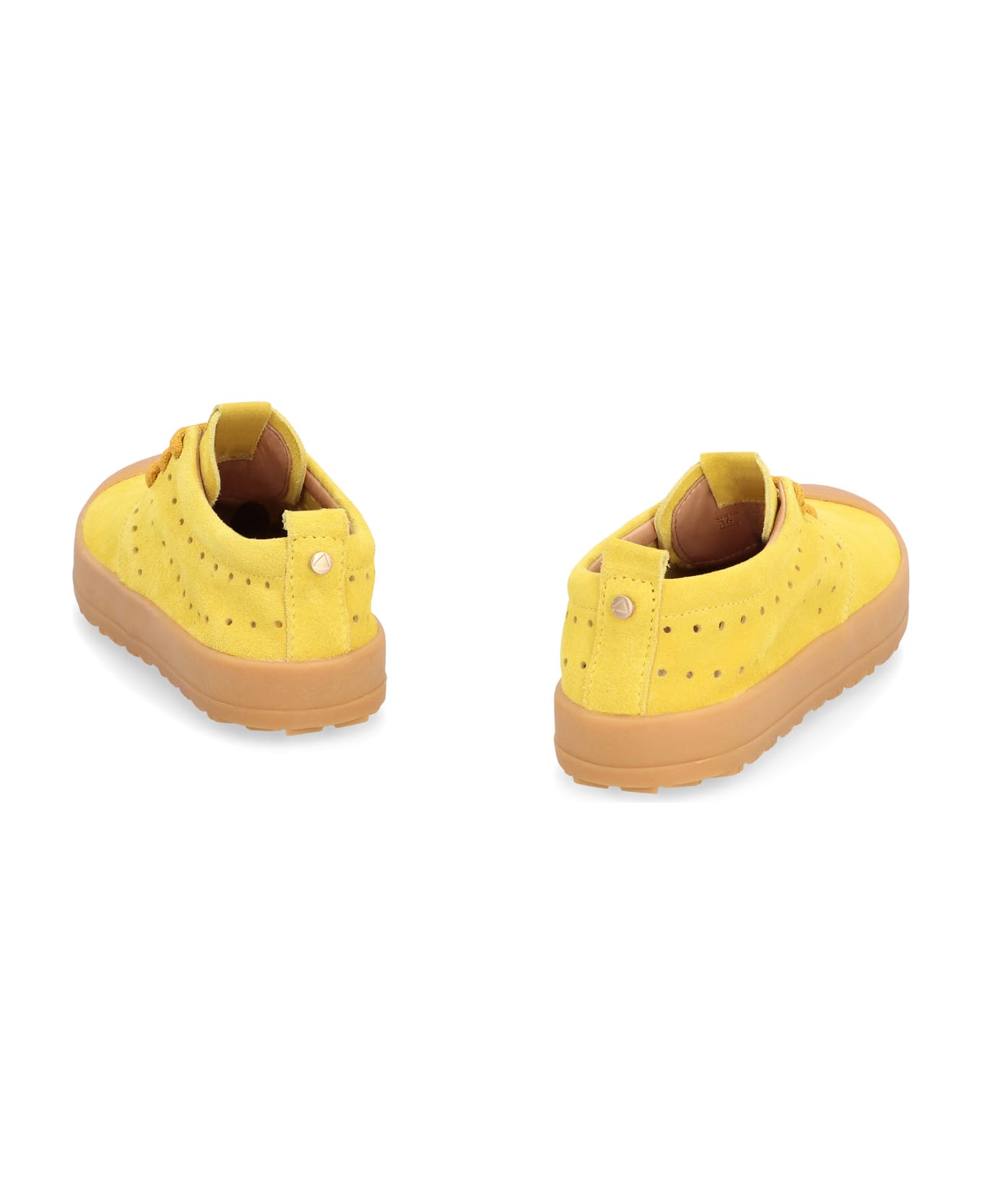 Volta Suede Low-top Sneakers - Yellow