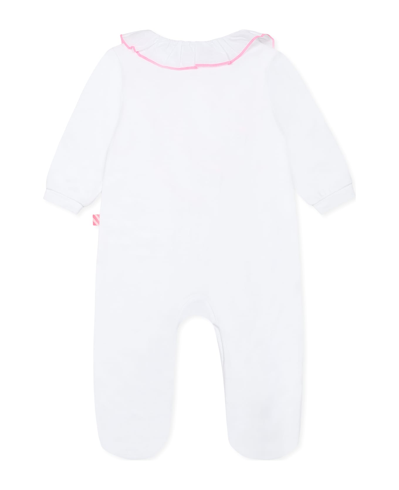 Billieblush White Babygrow For Baby Girl With Heart - White