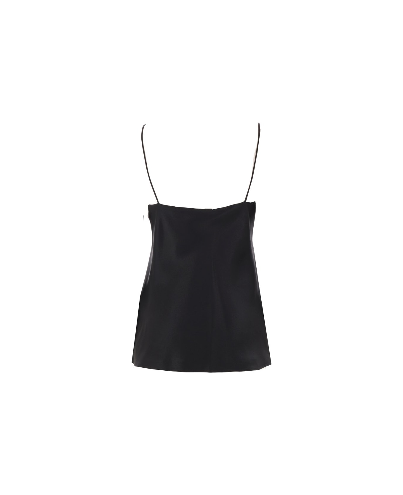 Max Mara Metello Vneck Sleeveless Top - BLACK