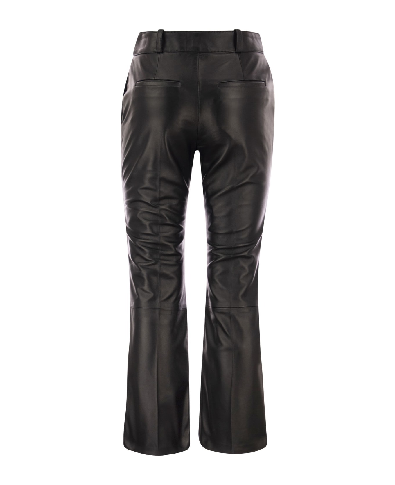 RED Valentino Lambskin Trousers - Black ボトムス