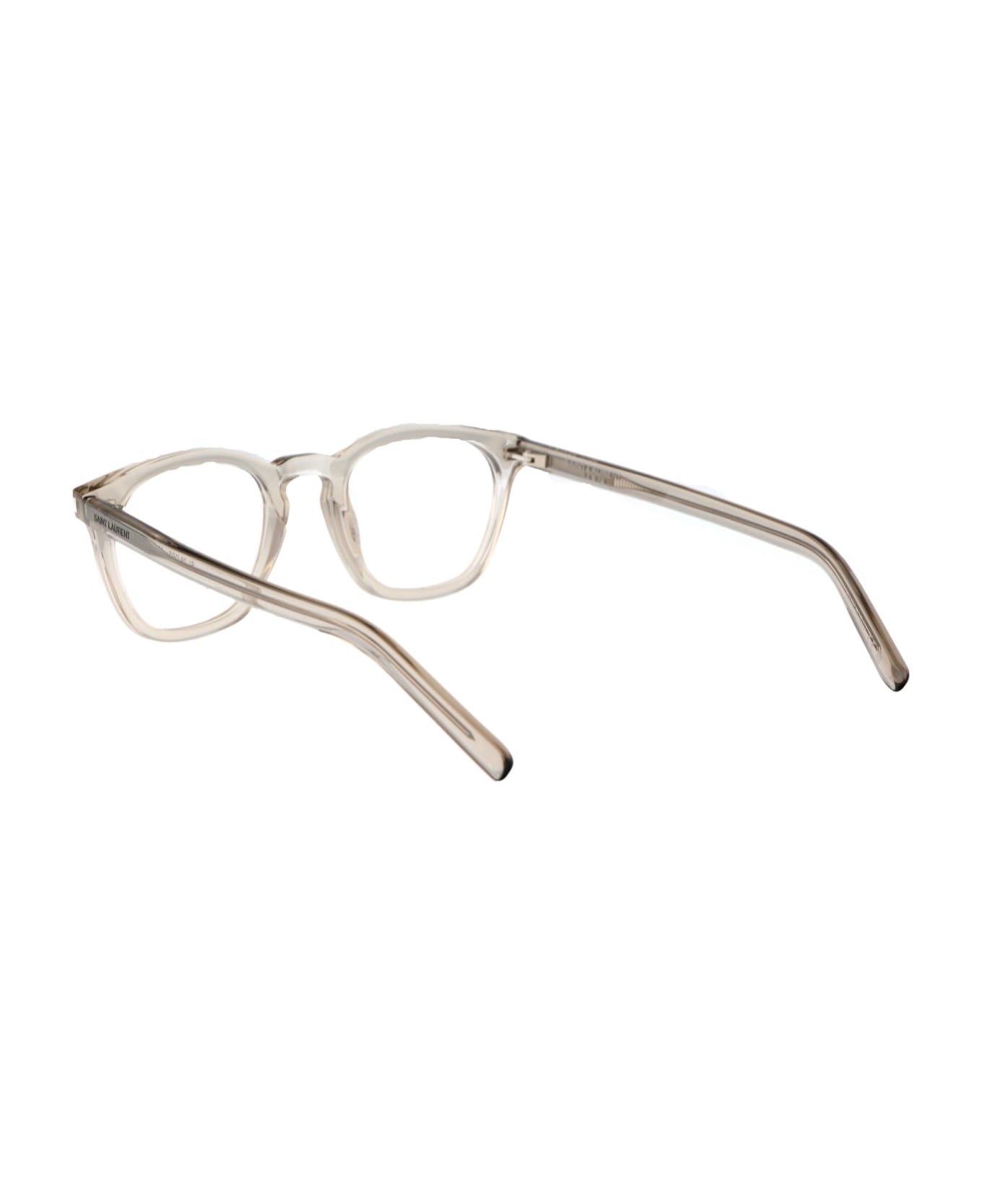 Saint Laurent Eyewear Sl 28 Opt Glasses - 005 BEIGE BEIGE TRANSPARENT