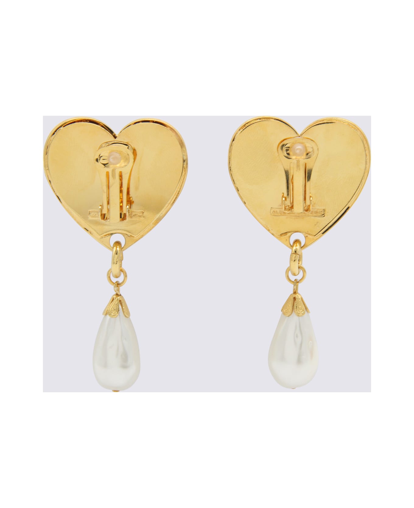Alessandra Rich Gold-tone Brass Earrings - CRY-GOLD
