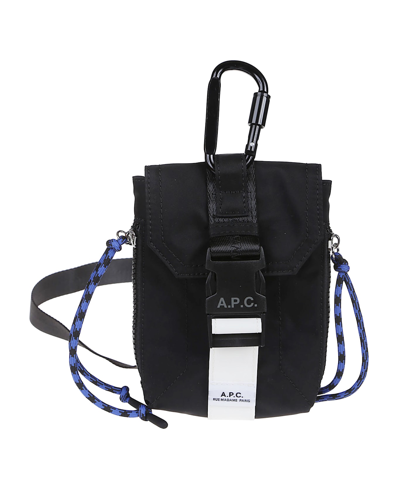 A.P.C. Trek Crossbody Pouch - Lzz Noir