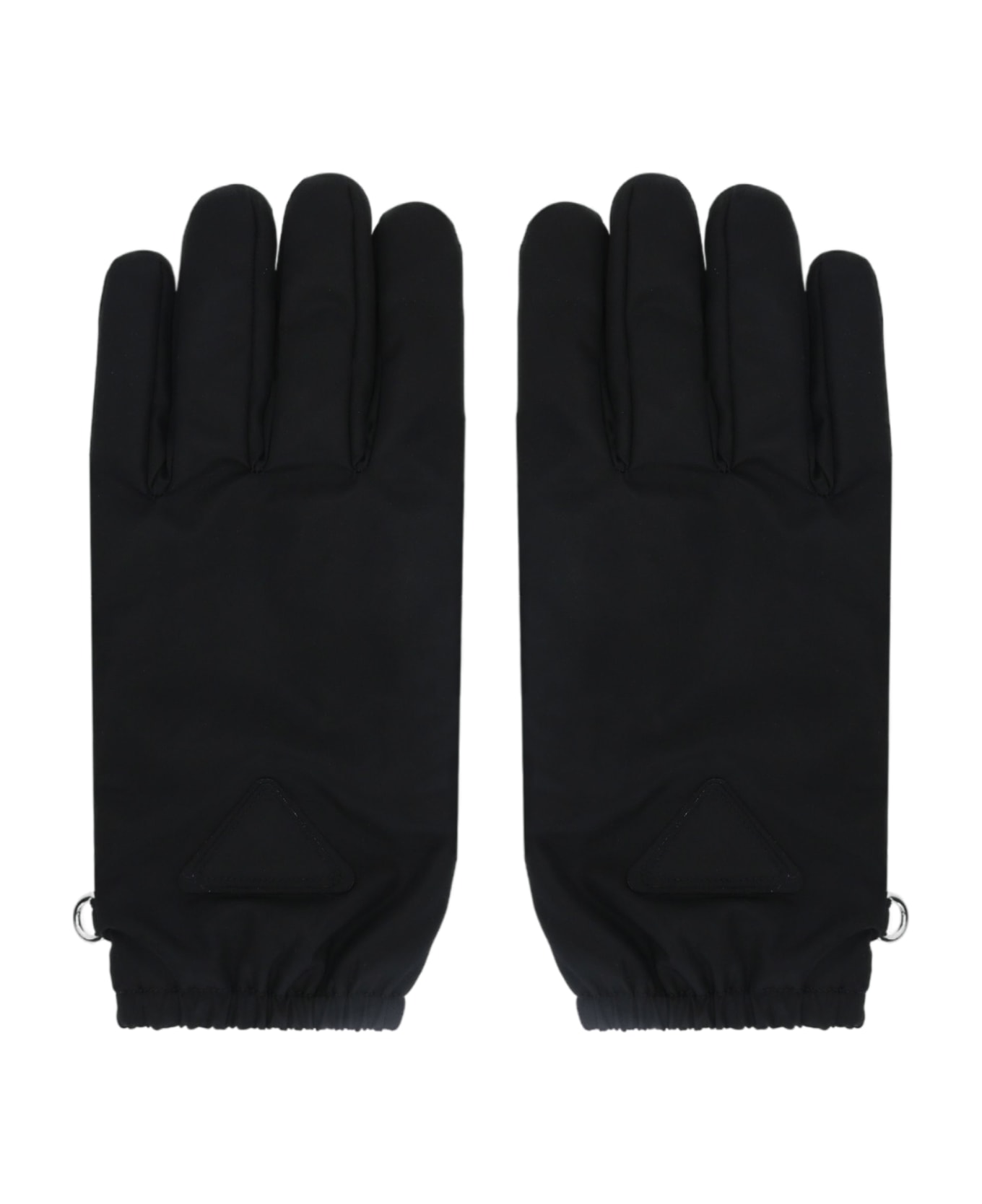 Prada lion Re-nylon Gloves - Nero
