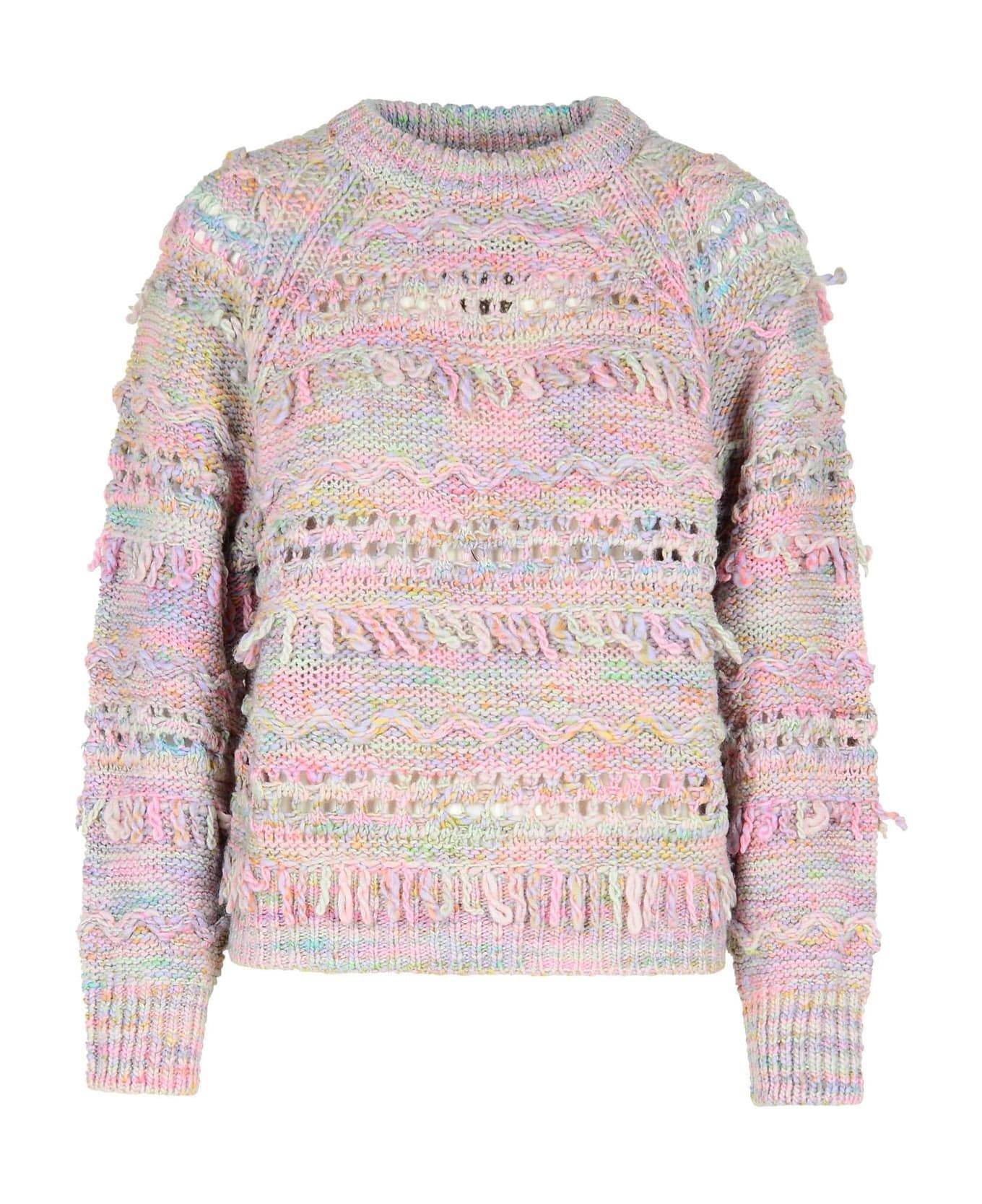 Marant Étoile Crewneck Blend Jumper - pink