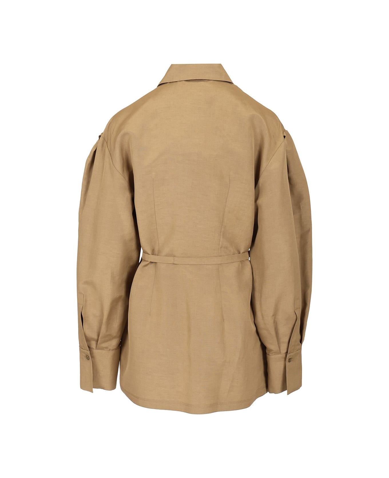 Max Mara Shirt With Belt - Corda Scuro