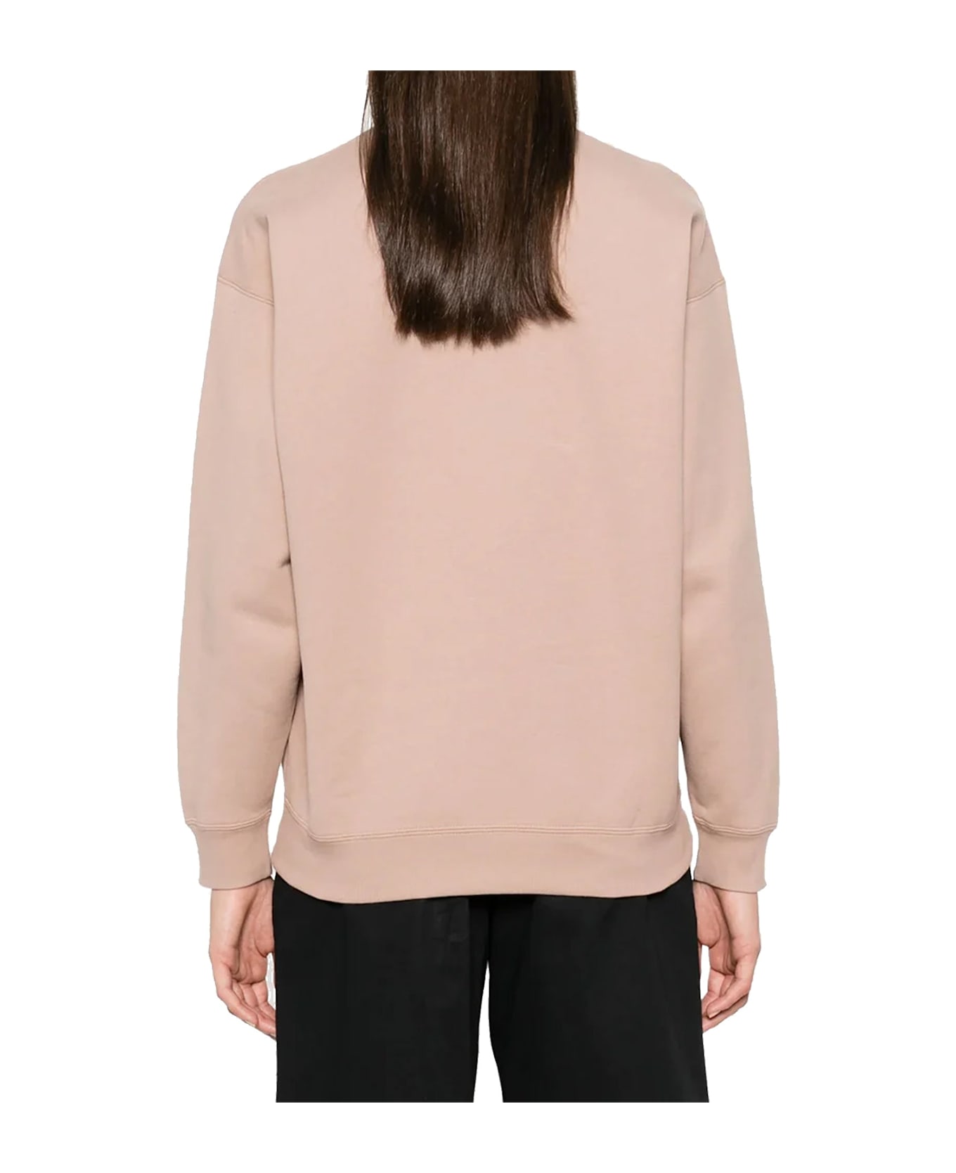 Saint Laurent Cotton Logo Sweatshirt - Pink