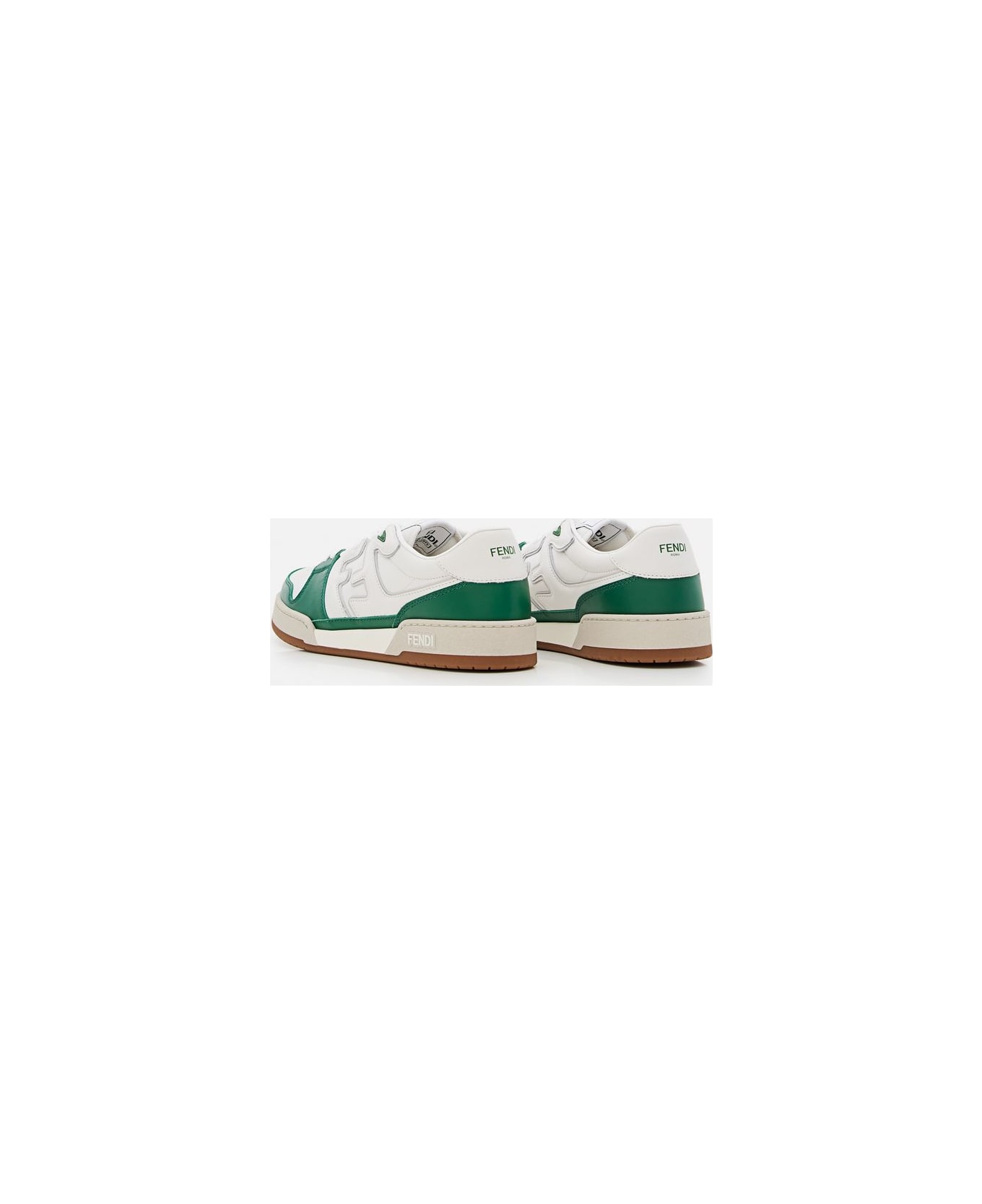 Fendi Match Low-top Sneakers - Emerald White Ice