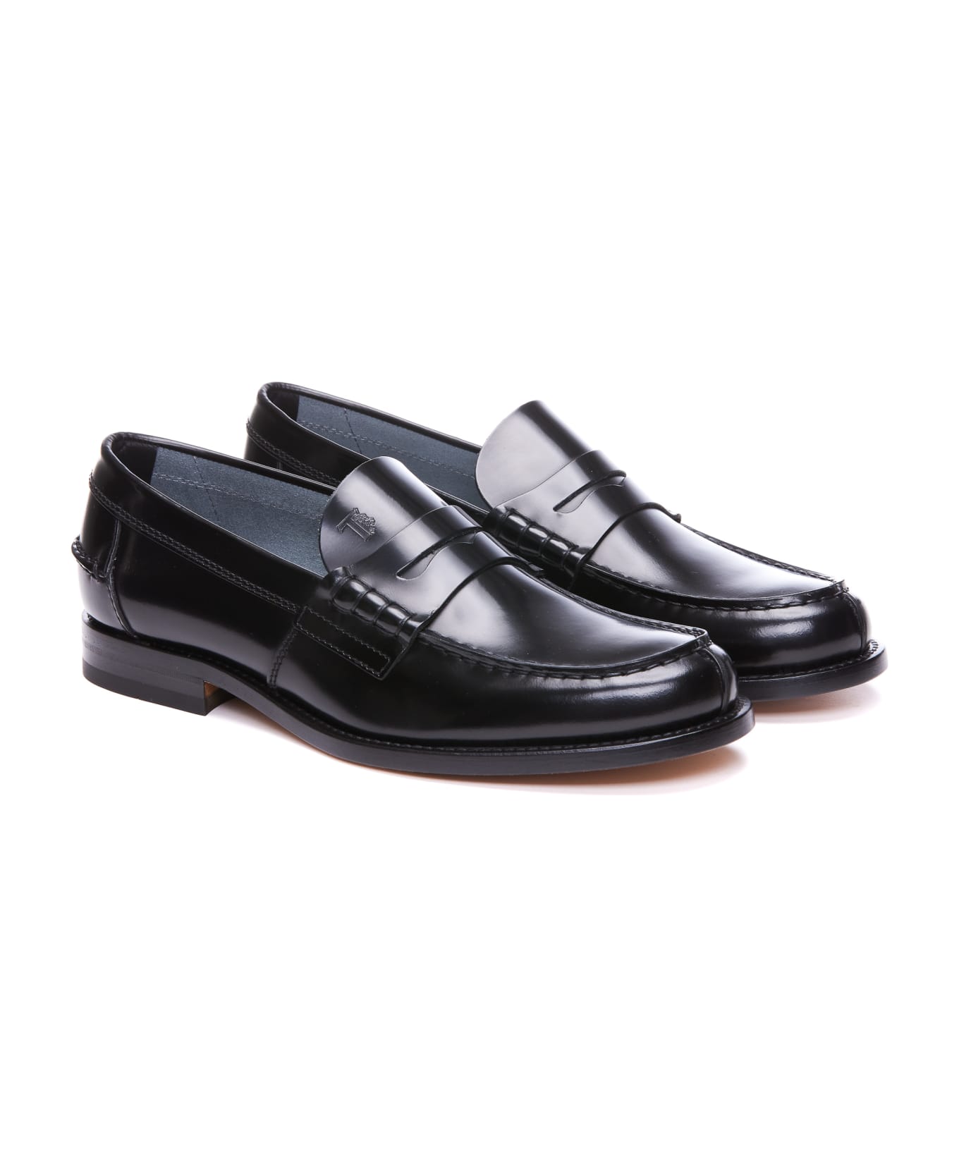 Tod's Penny Bar Loafers - Black
