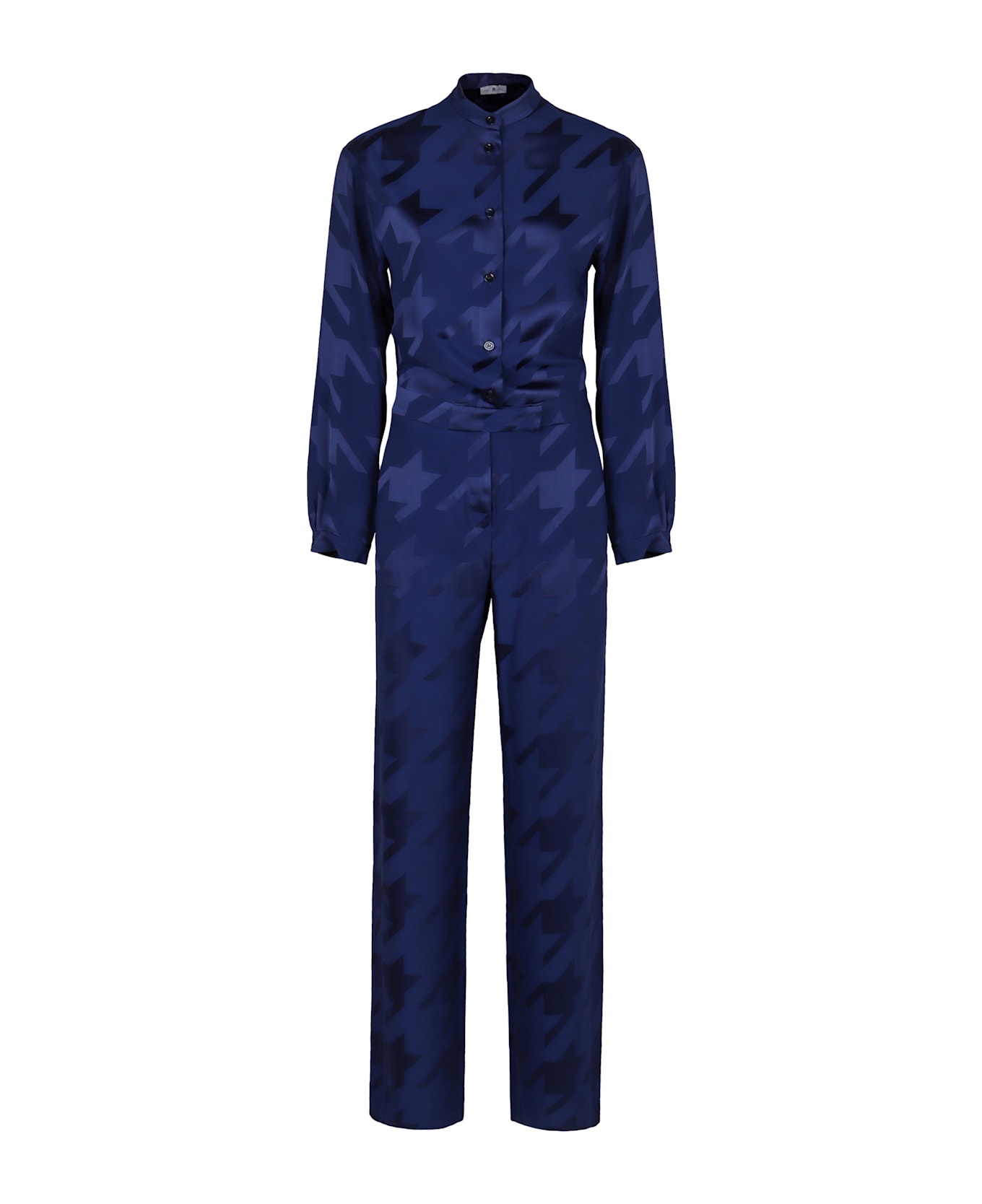 PT Torino Satin Jumpsuit - blue
