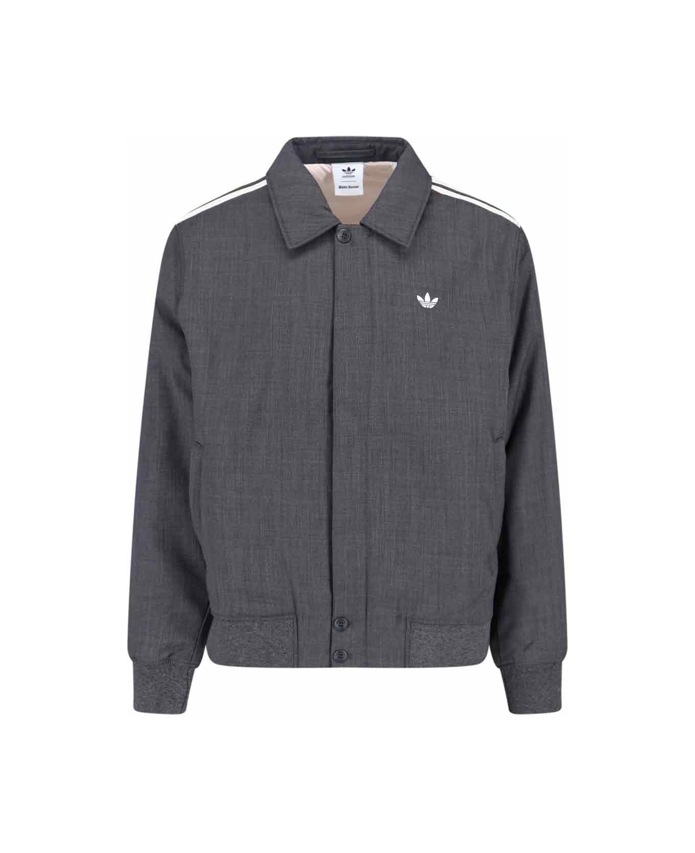 Adidas Originals by Wales Bonner Wool Blend Jacket - Gray