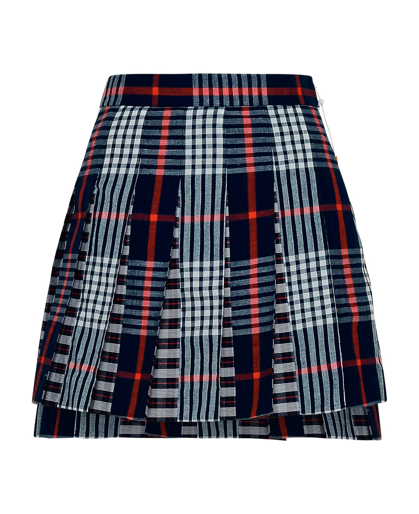 Thom Browne Blue Cotton Skirt - Multicolor スカート