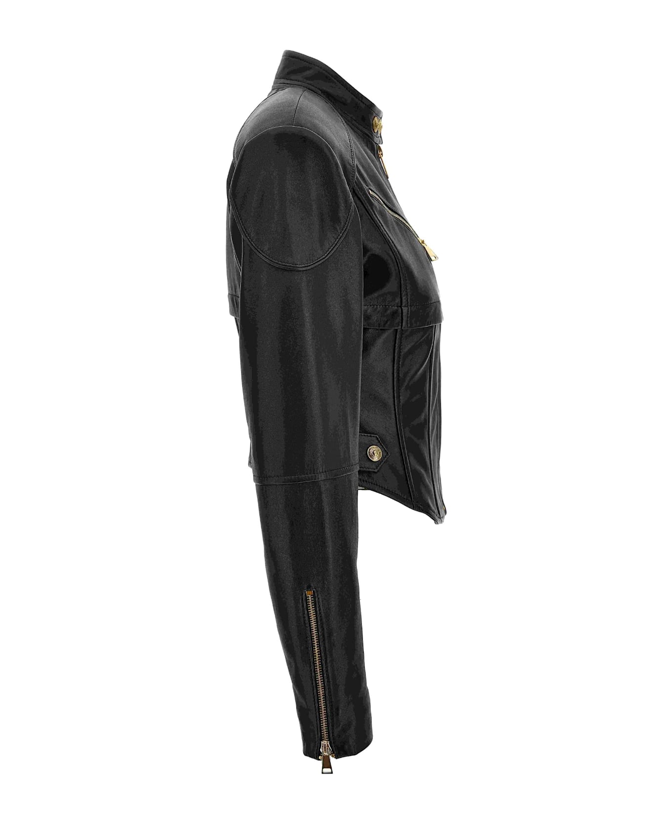 Versace Jeans Couture Leather Jacket - Black