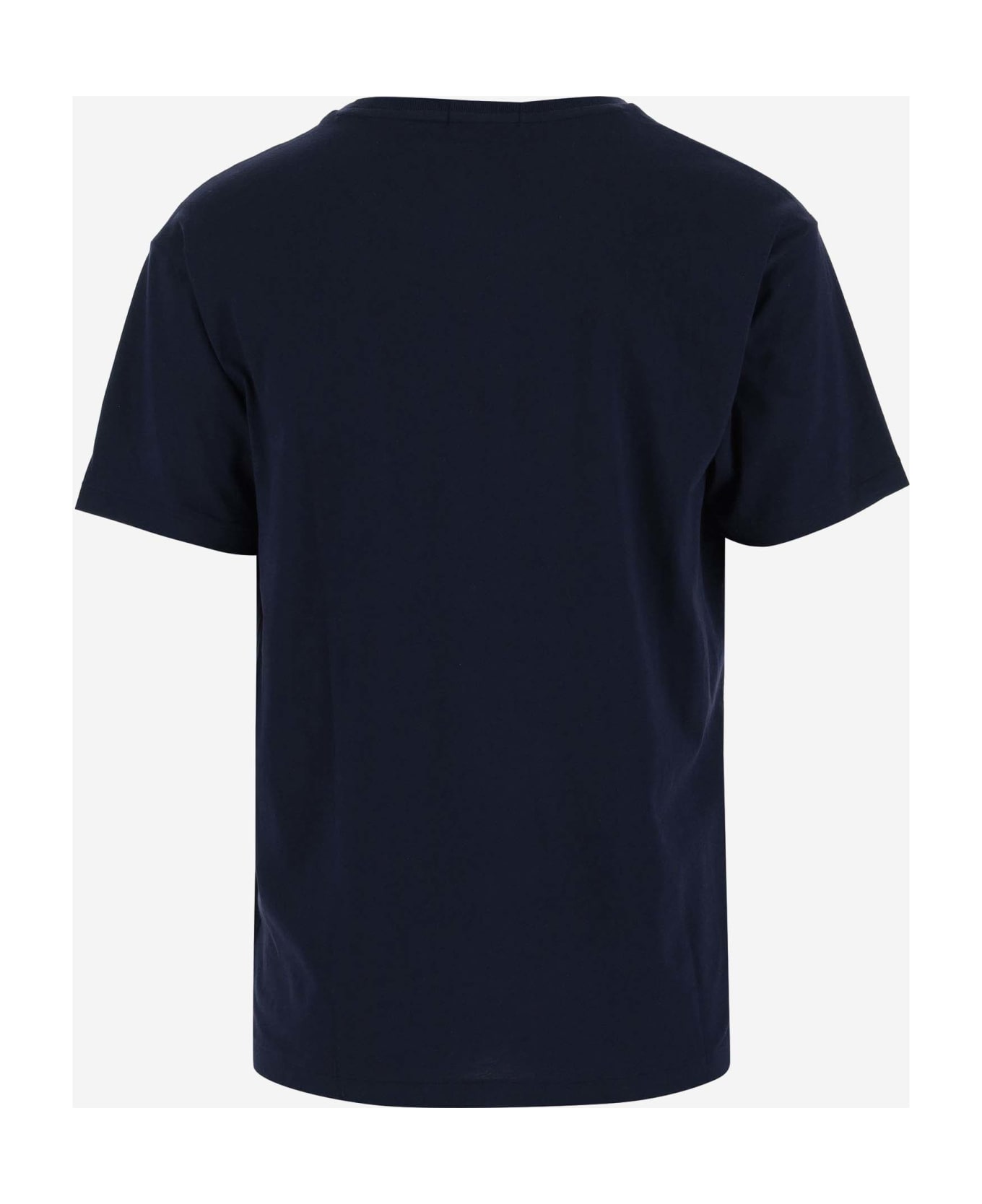 Ralph Lauren Cotton T-shirt With Logo - Cruise navy