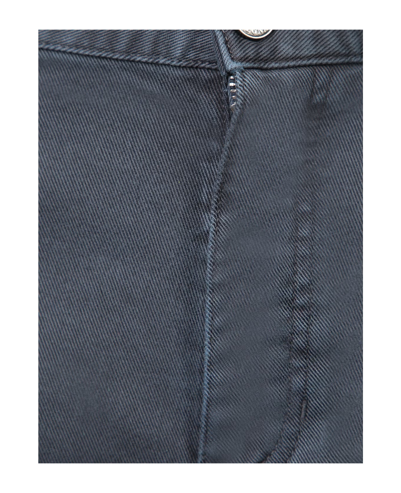 Zegna Dark Blue 5-pocket Jeans - Blue