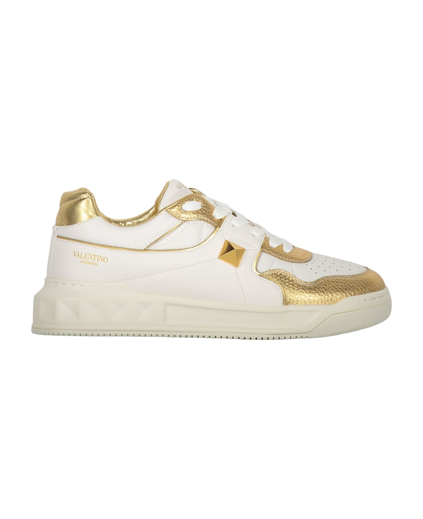 Valentino Garavani Leather Low-top Sneakers - White