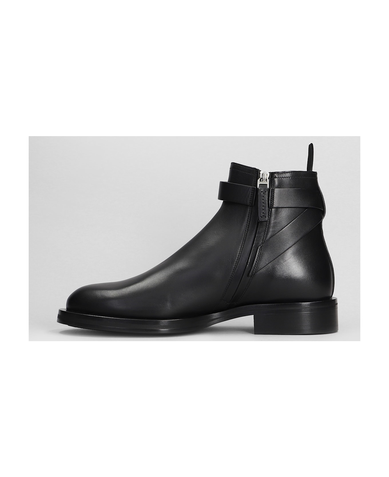 Givenchy Lock Ankle Boots Ankle Boots In Black Leather - black