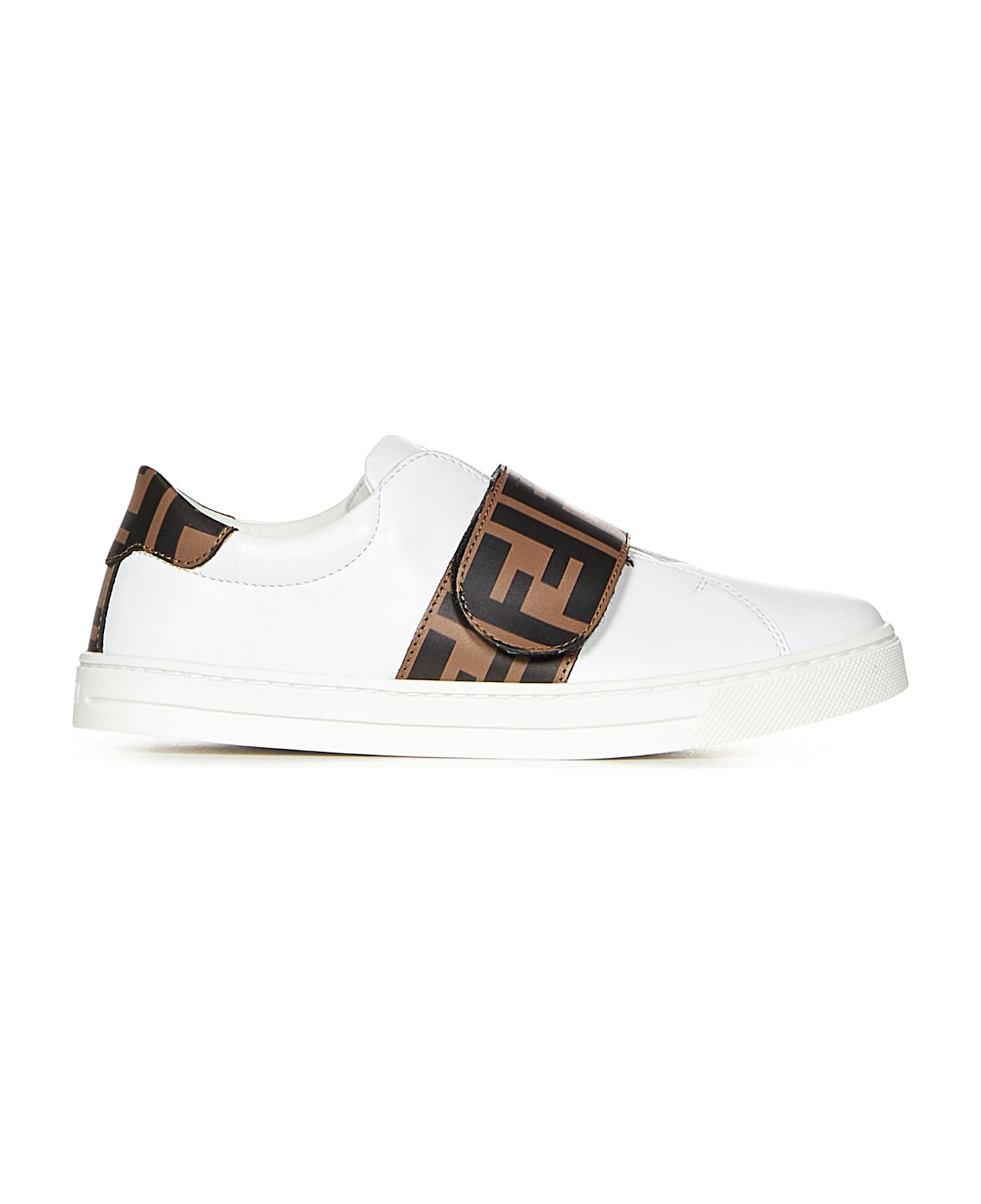 Fendi Kids Sneakers - White