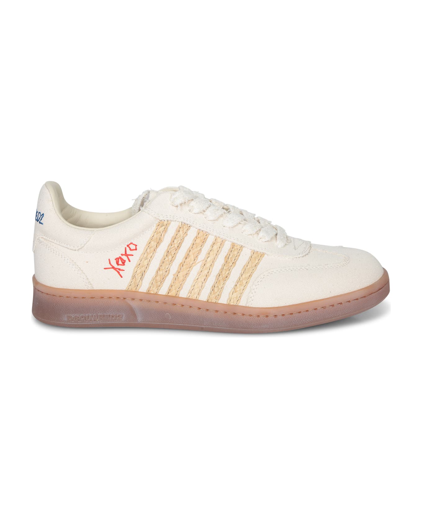 Dsquared2 Boxer Cream Sneakers - White