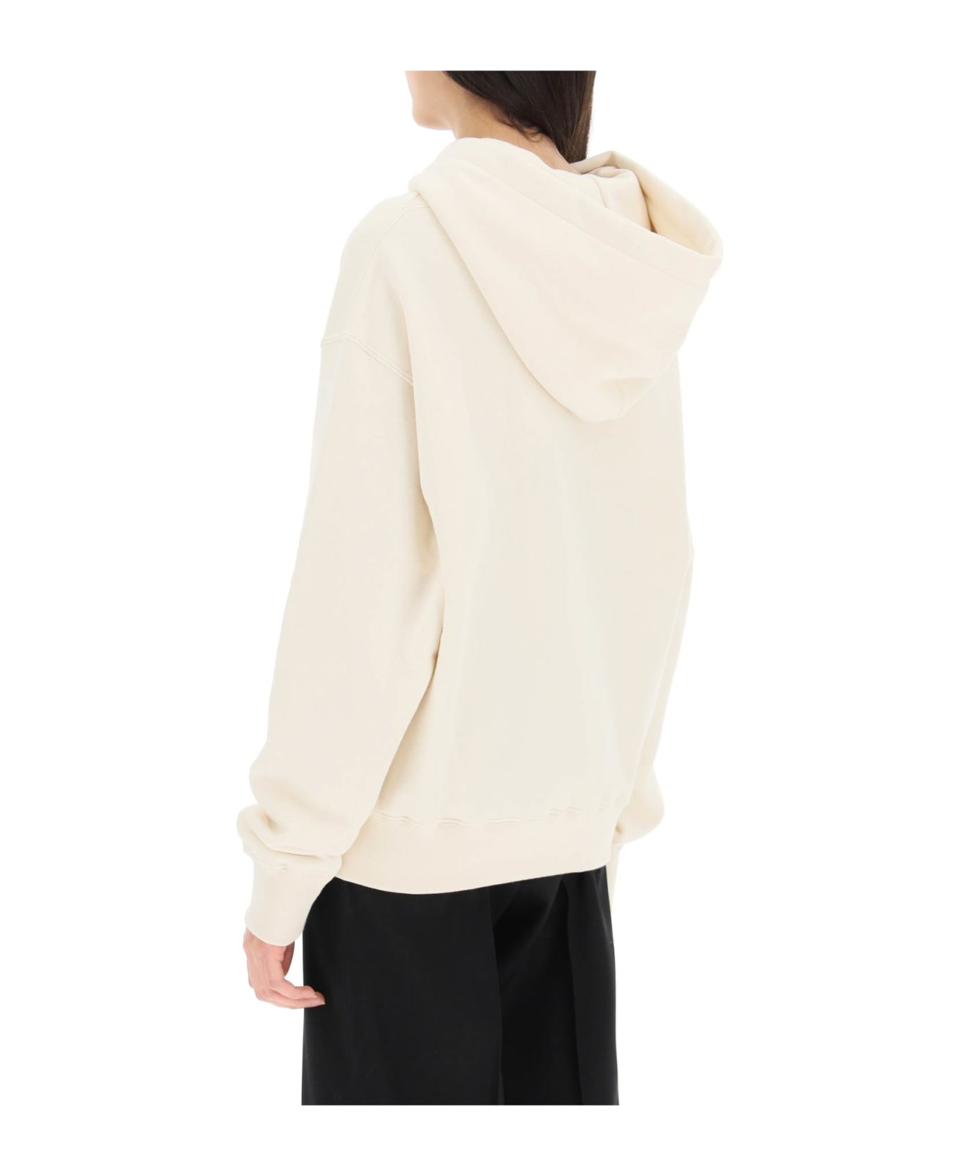 Jil Sander Logo Hoodie - Dune