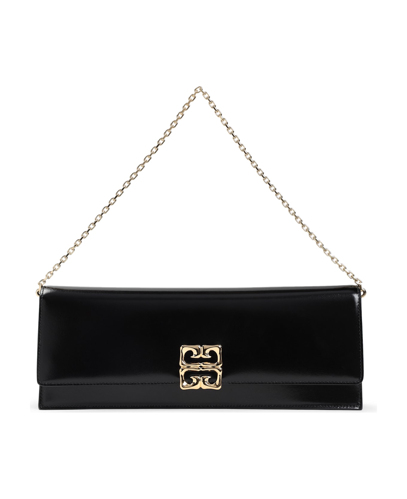 Givenchy 4g Liquid Clutch - Black