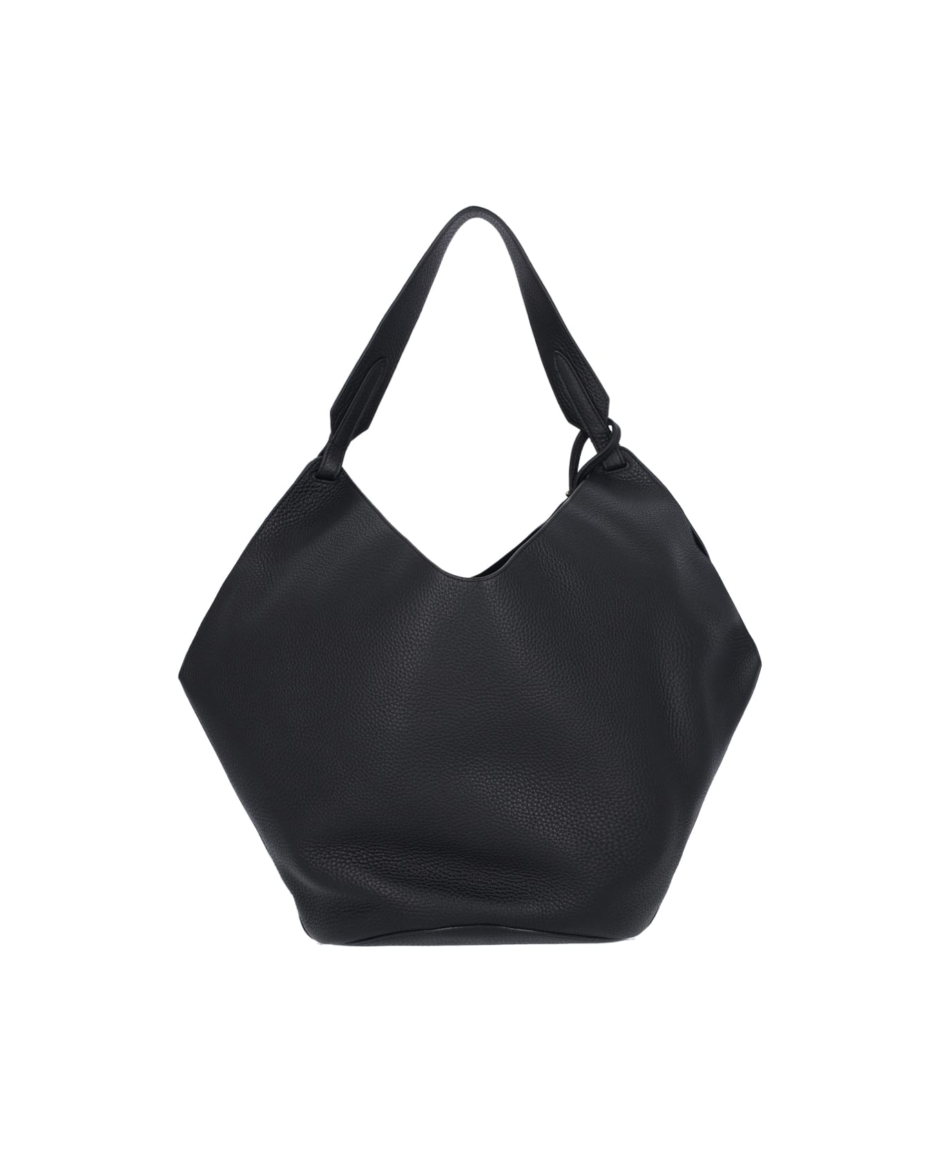 Khaite Medium Tote Bag "lotus" - Black  