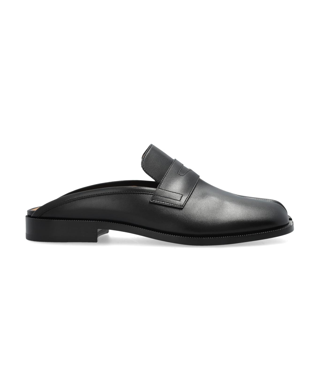 Maison Margiela Slippers With Tabi Cutout - Black