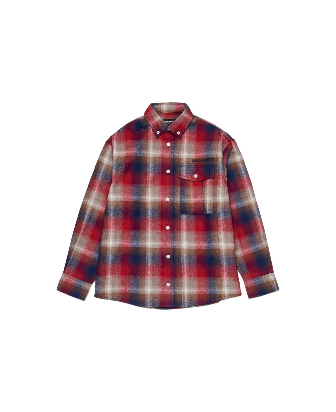 Dsquared2 Kids Cotton Shirt - Red