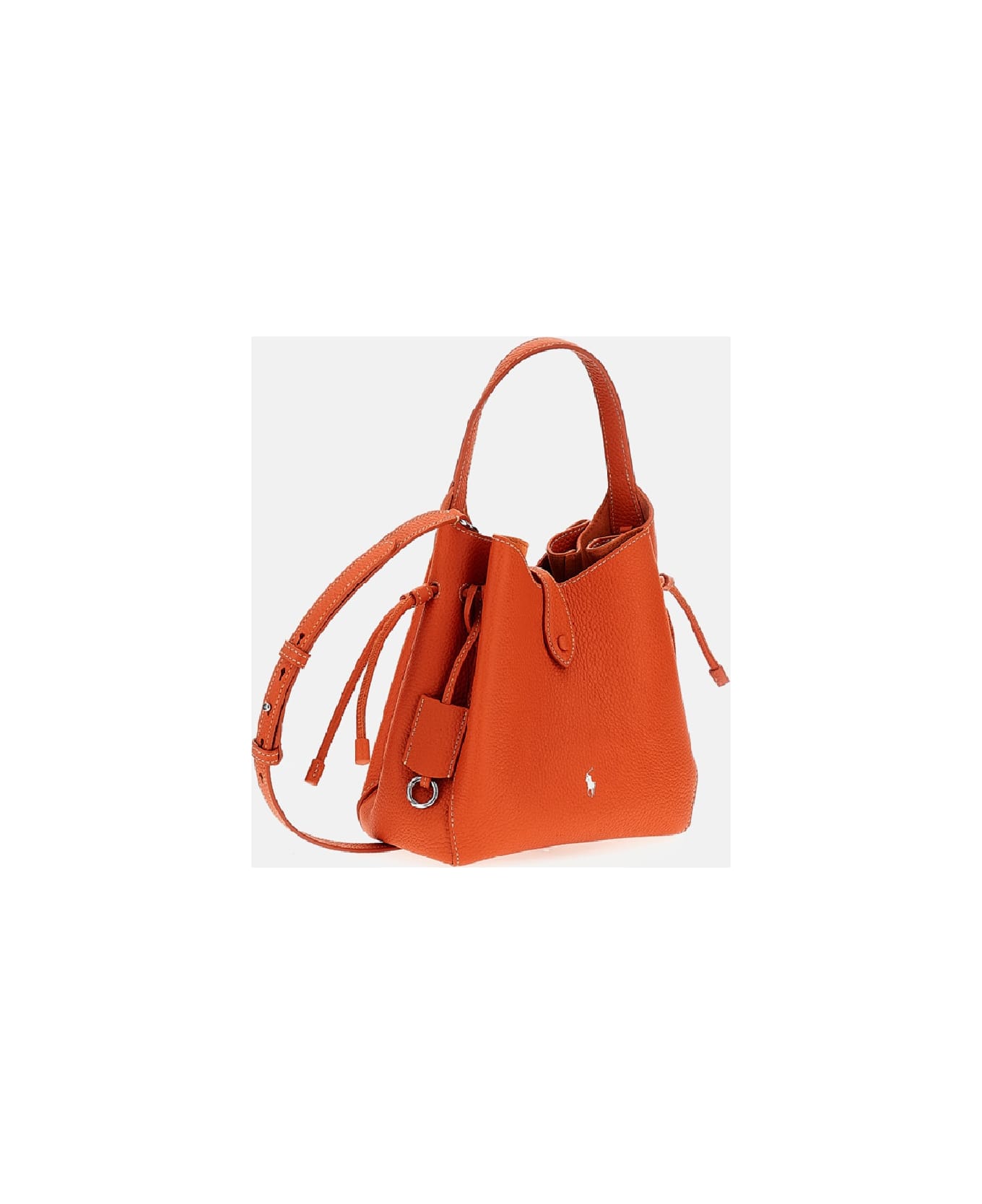 Polo Ralph Lauren Crossbody Bucket Bag - Orange