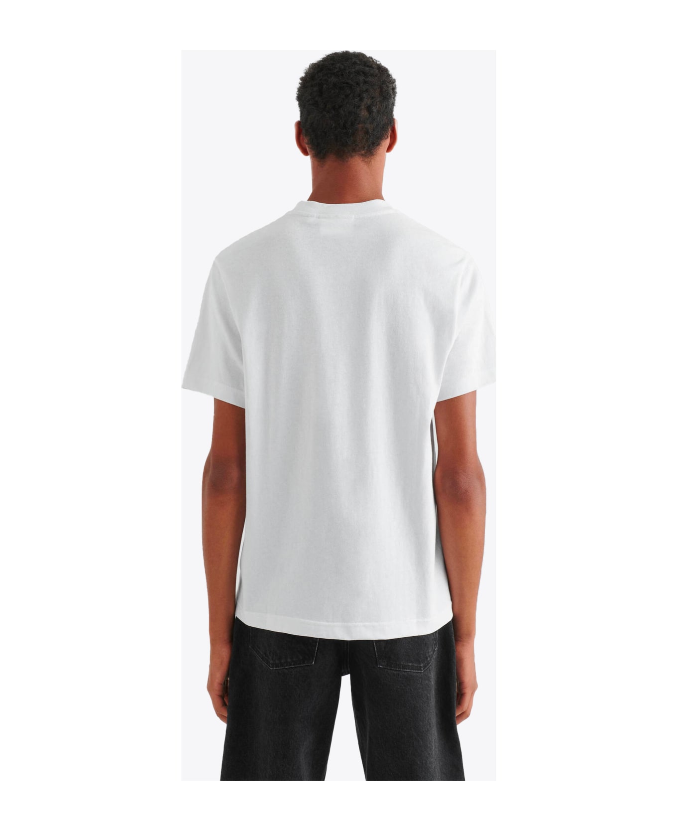 Axel Arigato Legacy T-shirt White cotton t-shirt with chest logo - Legacy t-shirt - Bianco