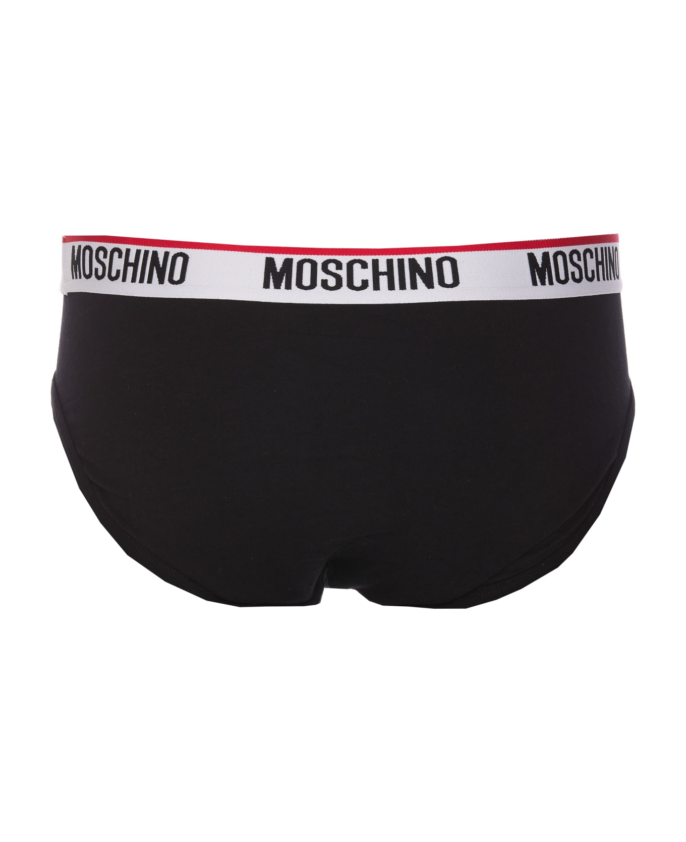 Moschino Logo Band Bipack Slip - Black ショーツ