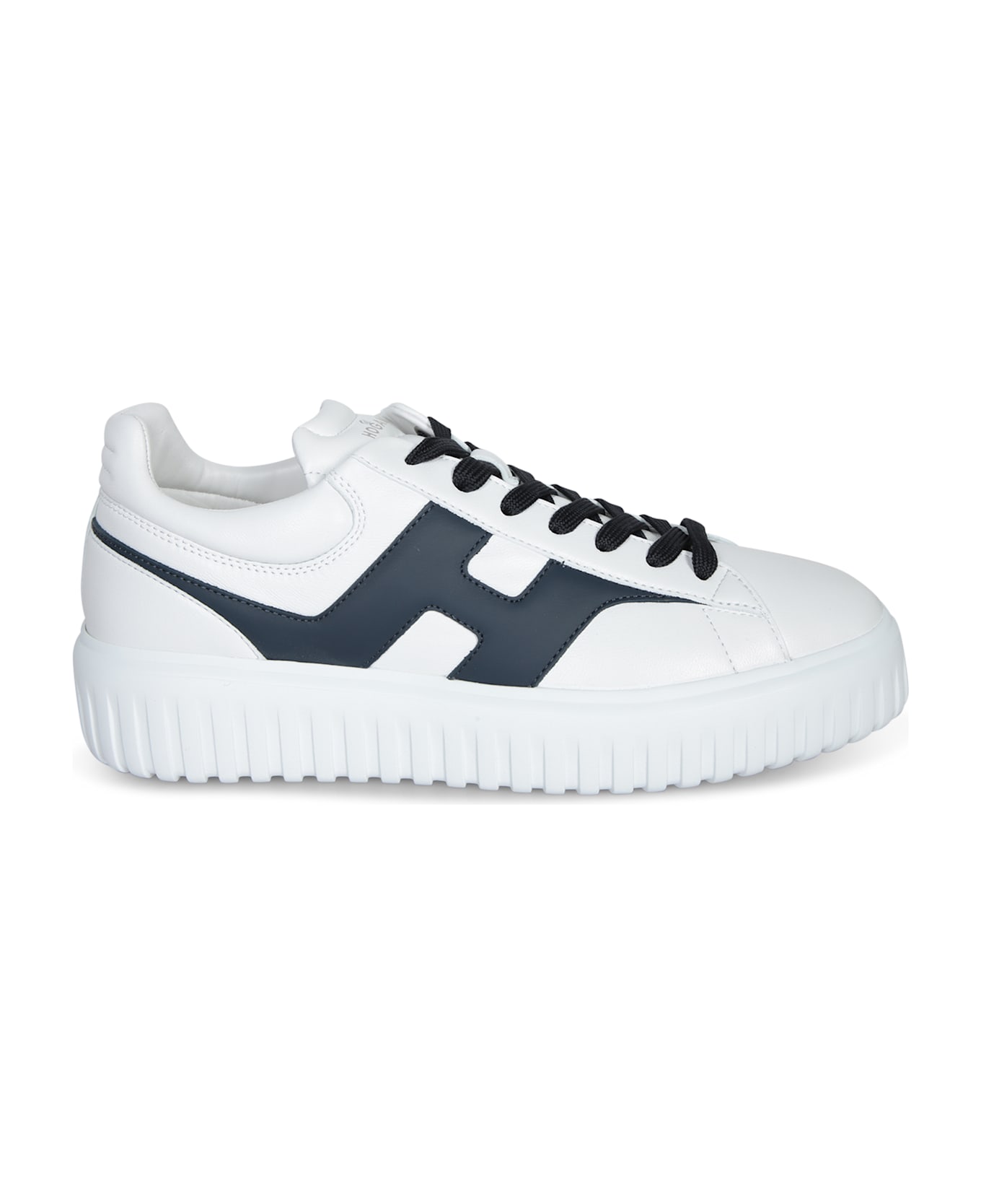 Hogan H-stripes Spezz Blue White Sneakers - White