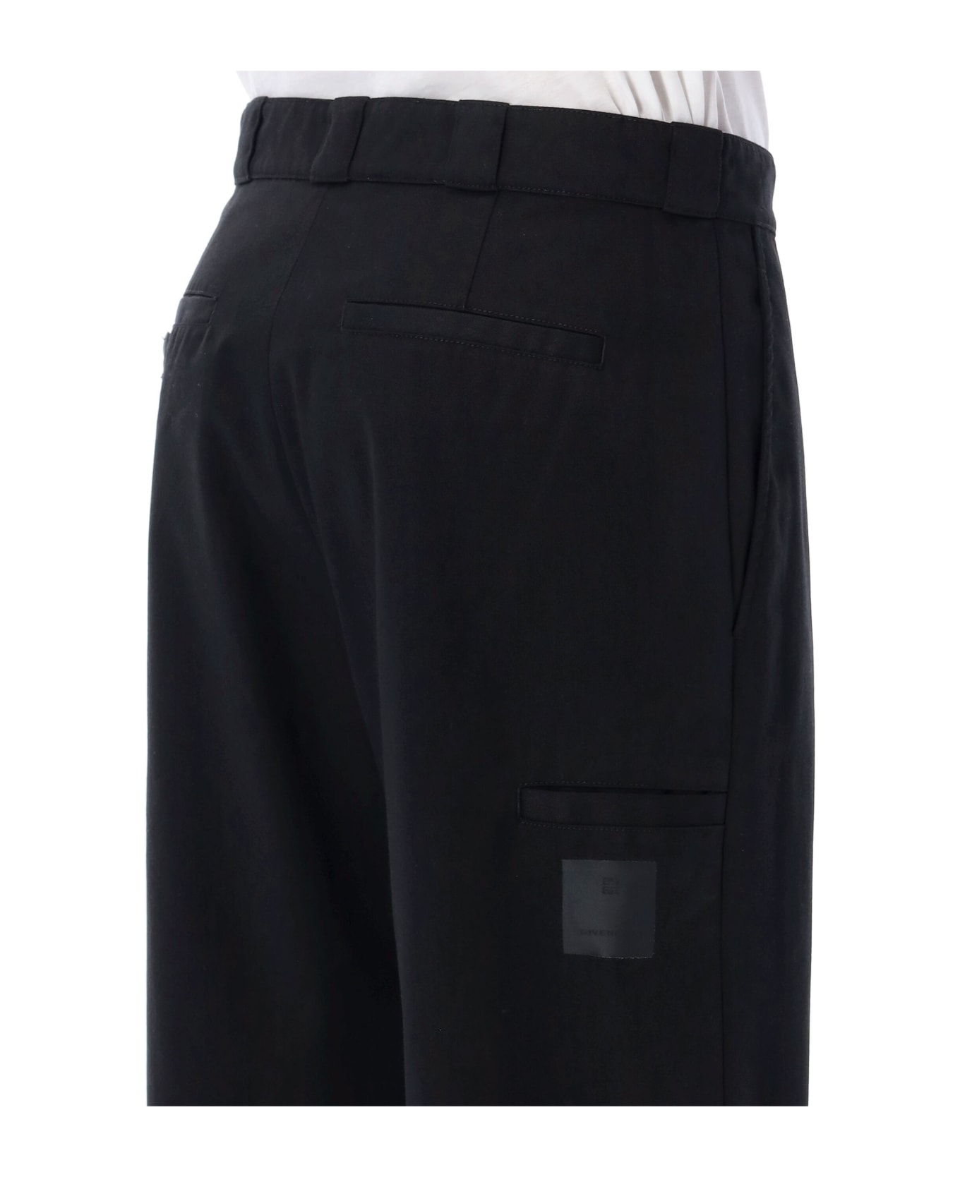Givenchy Casual Unstiched Pant - Black ボトムス
